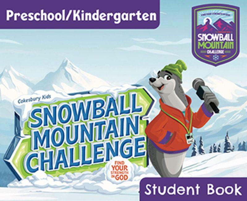 Vorderes Coverbild Vbs 2026 Snowball Mountain Challenge Preschool/Kindergarten Student Book (Pkg of 6)