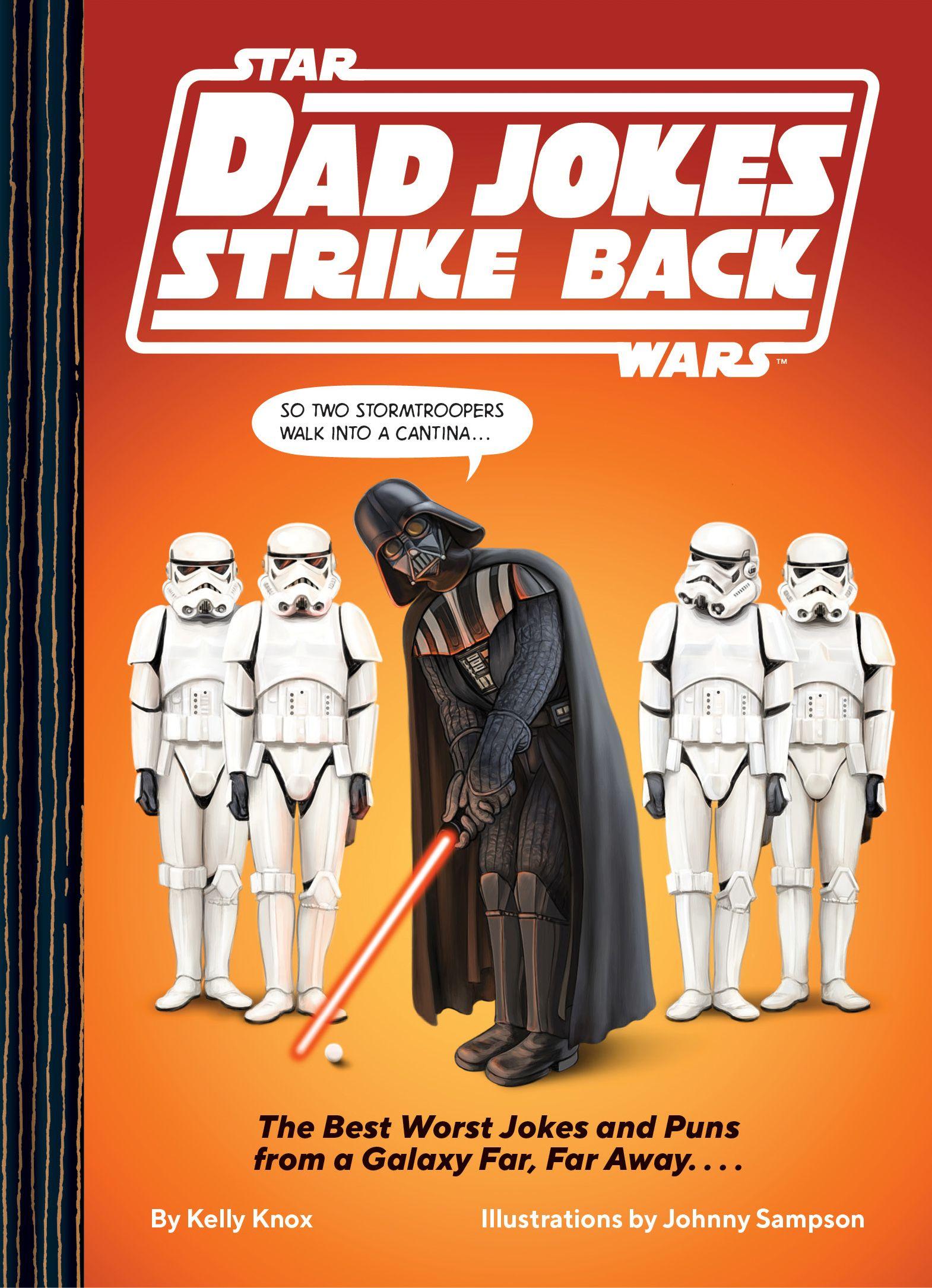 Vorderes Coverbild Star Wars Dad Jokes Strike Back
