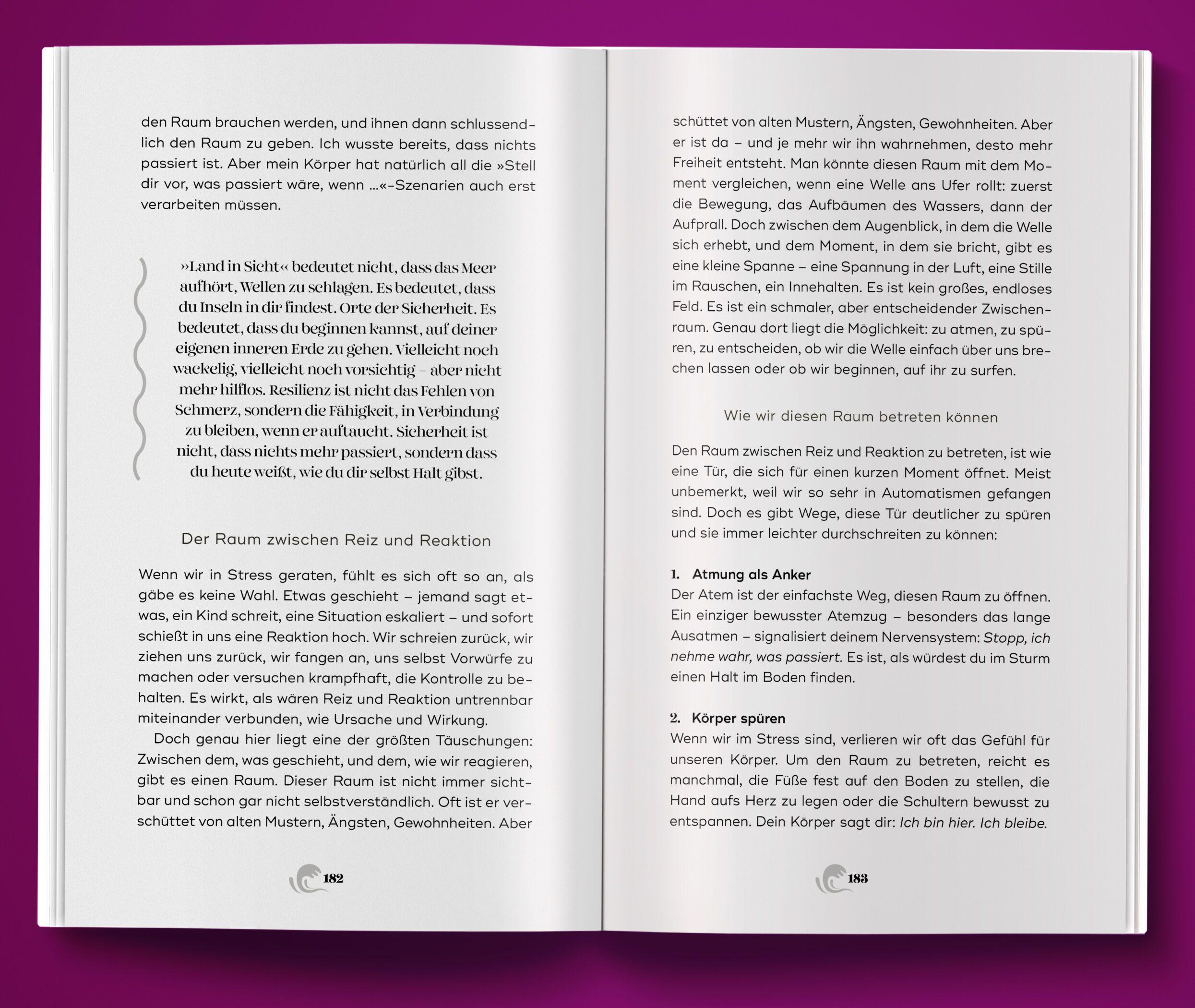 Beispielinhalt (Bild) Die Welle deiner Emotionen