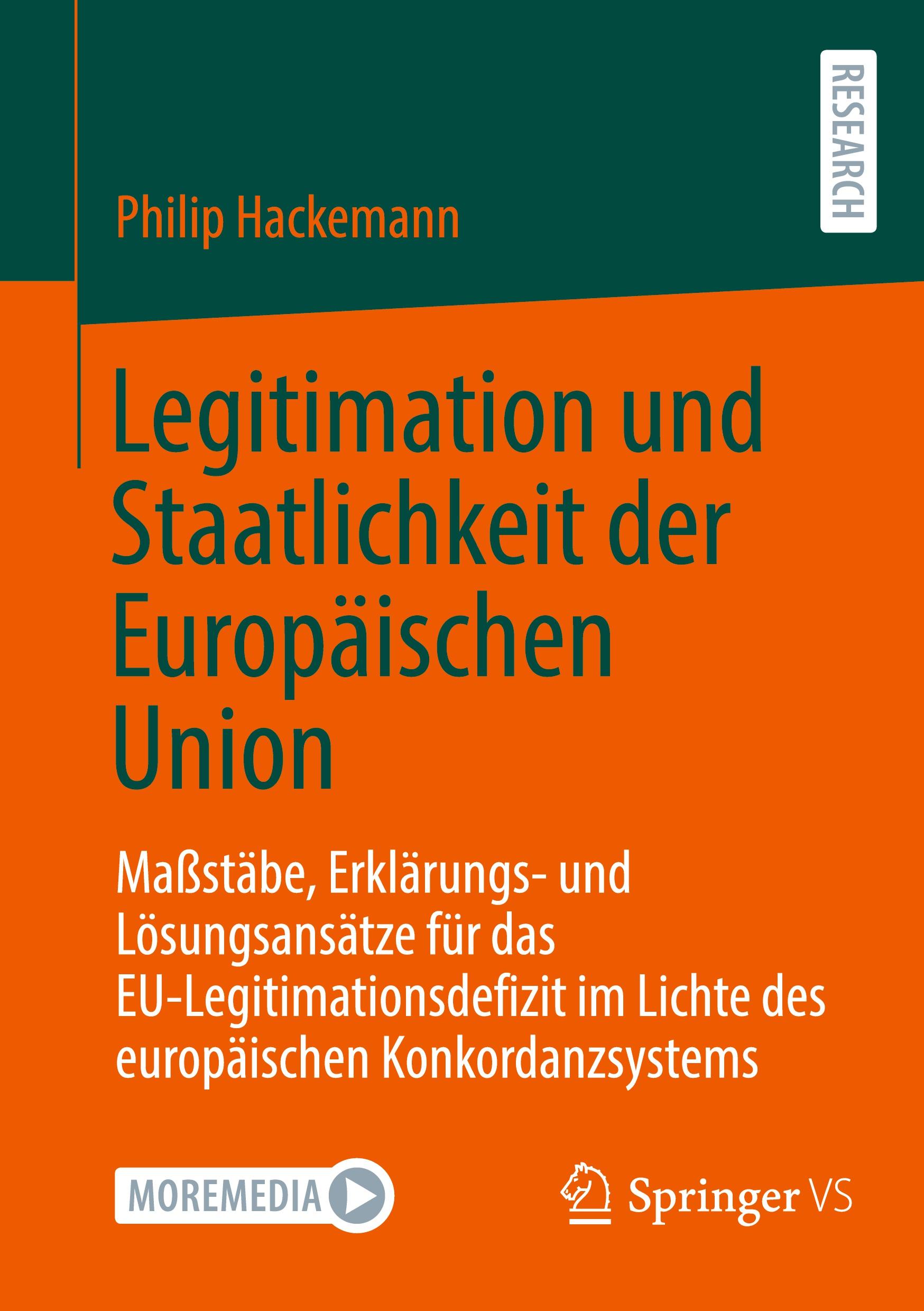 Vorderes Coverbild Legitimation und Staatlichkeit der Europäischen Union