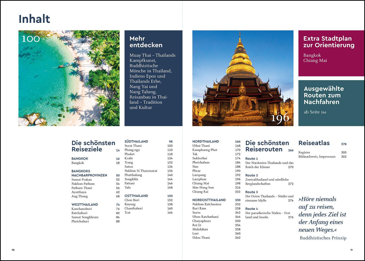 Beispielinhalt (Bild) KUNTH Unterwegs in Thailand