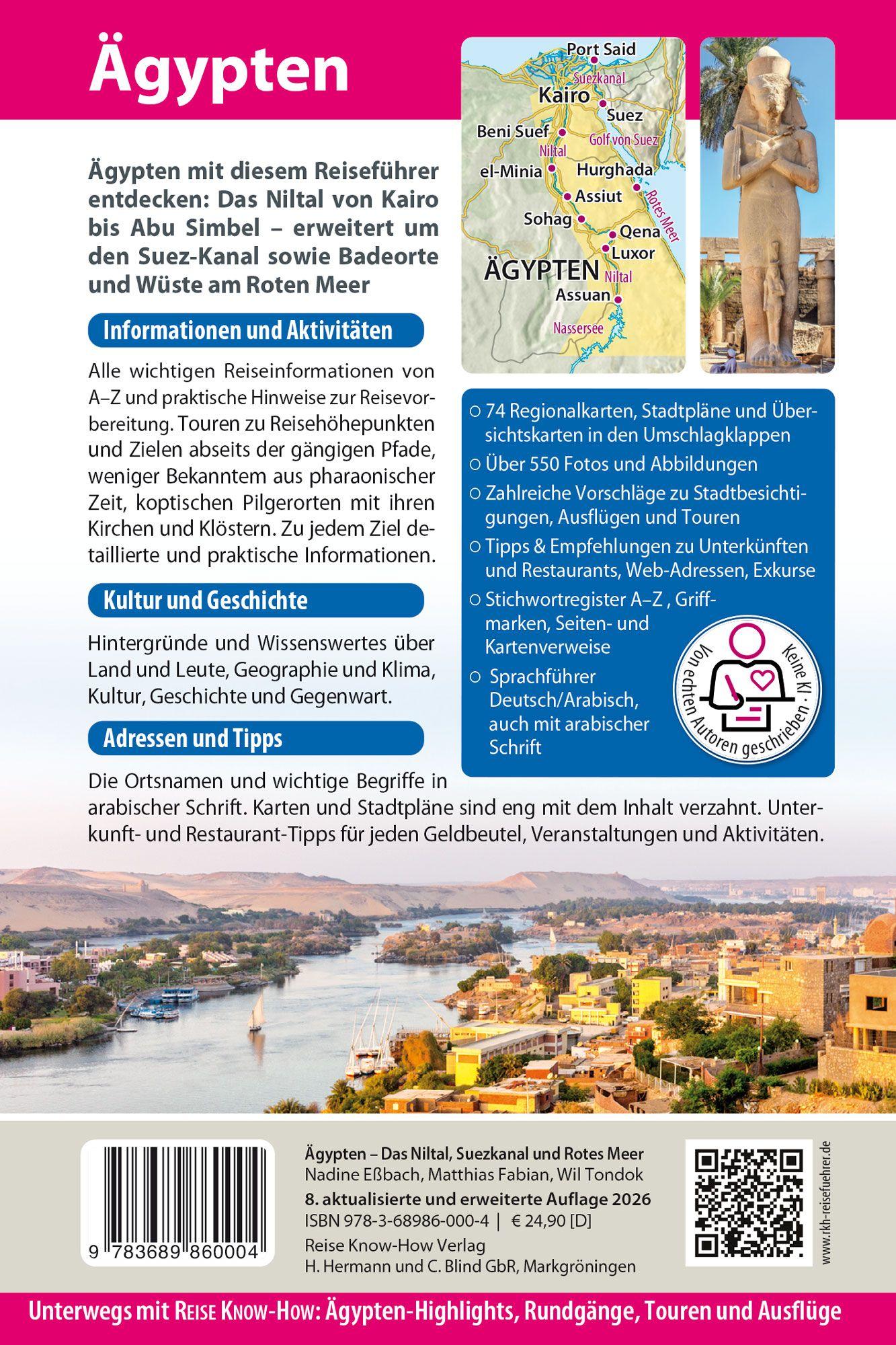 Beispielinhalt (Bild) Reise Know-How Reiseführer Ägypten