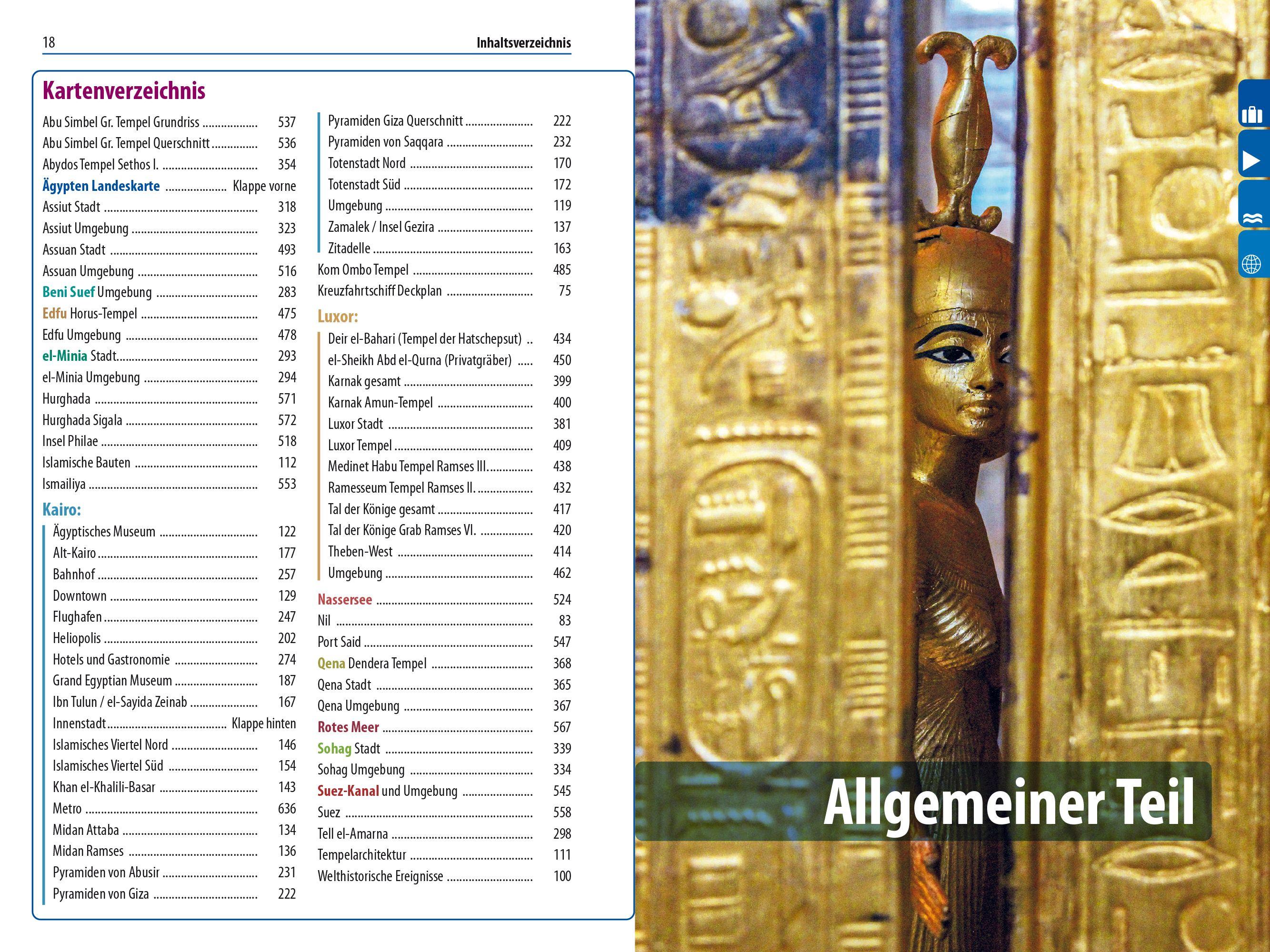 Beispielinhalt (Bild) Reise Know-How Reiseführer Ägypten