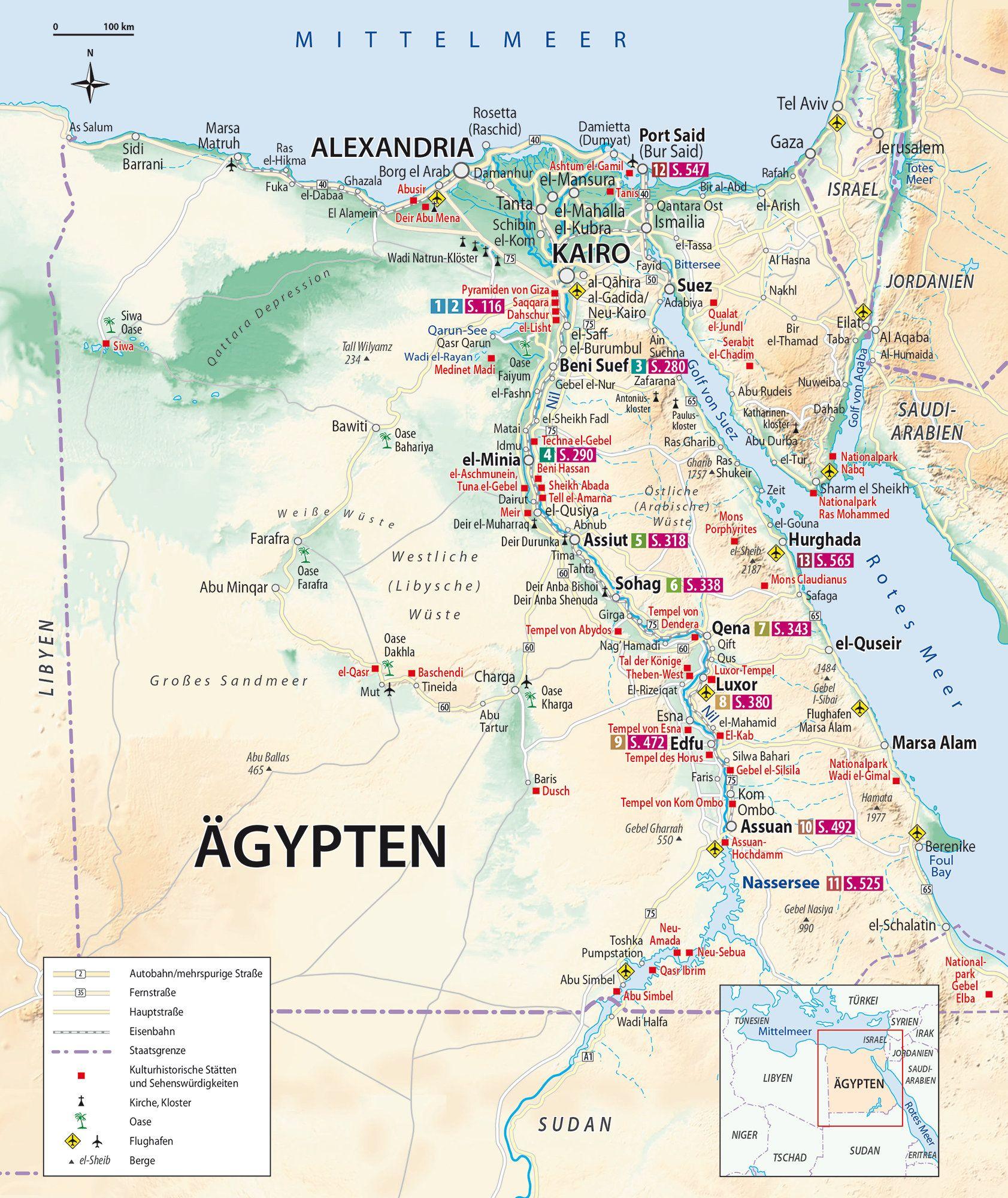 Beispielinhalt (Bild) Reise Know-How Reiseführer Ägypten