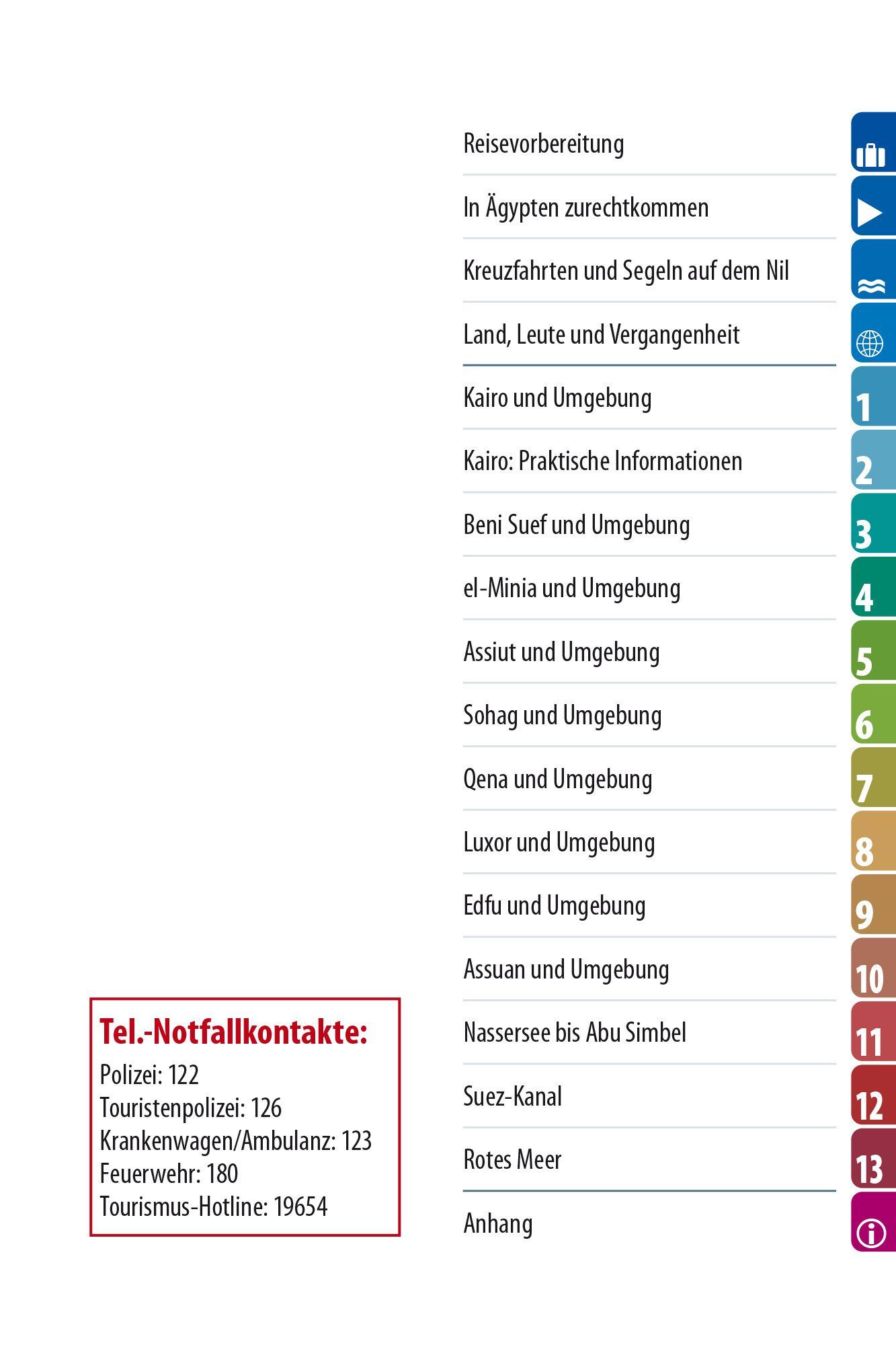 Beispielinhalt (Bild) Reise Know-How Reiseführer Ägypten