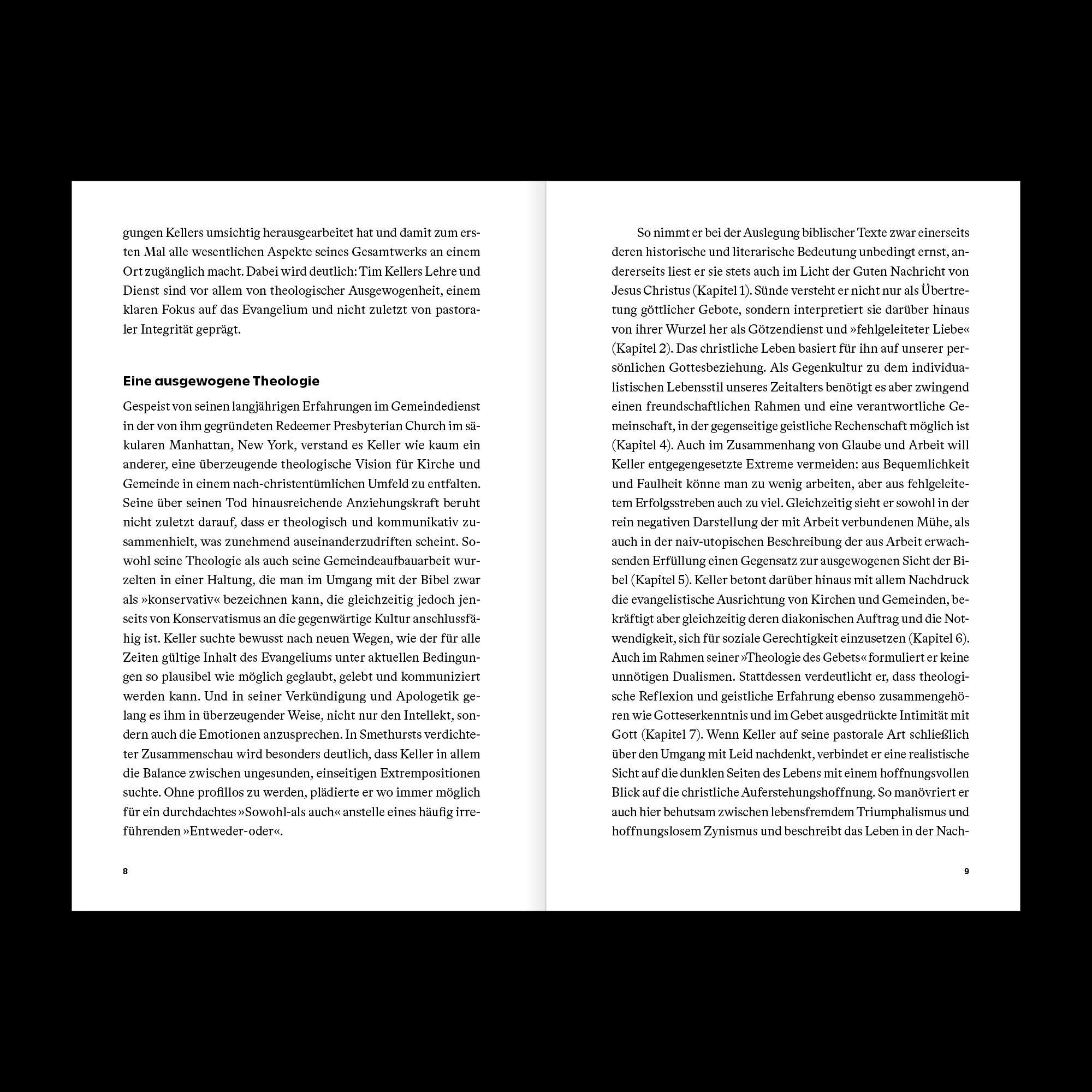 Beispielinhalt (Bild) Timothy Keller über das Leben als Christ