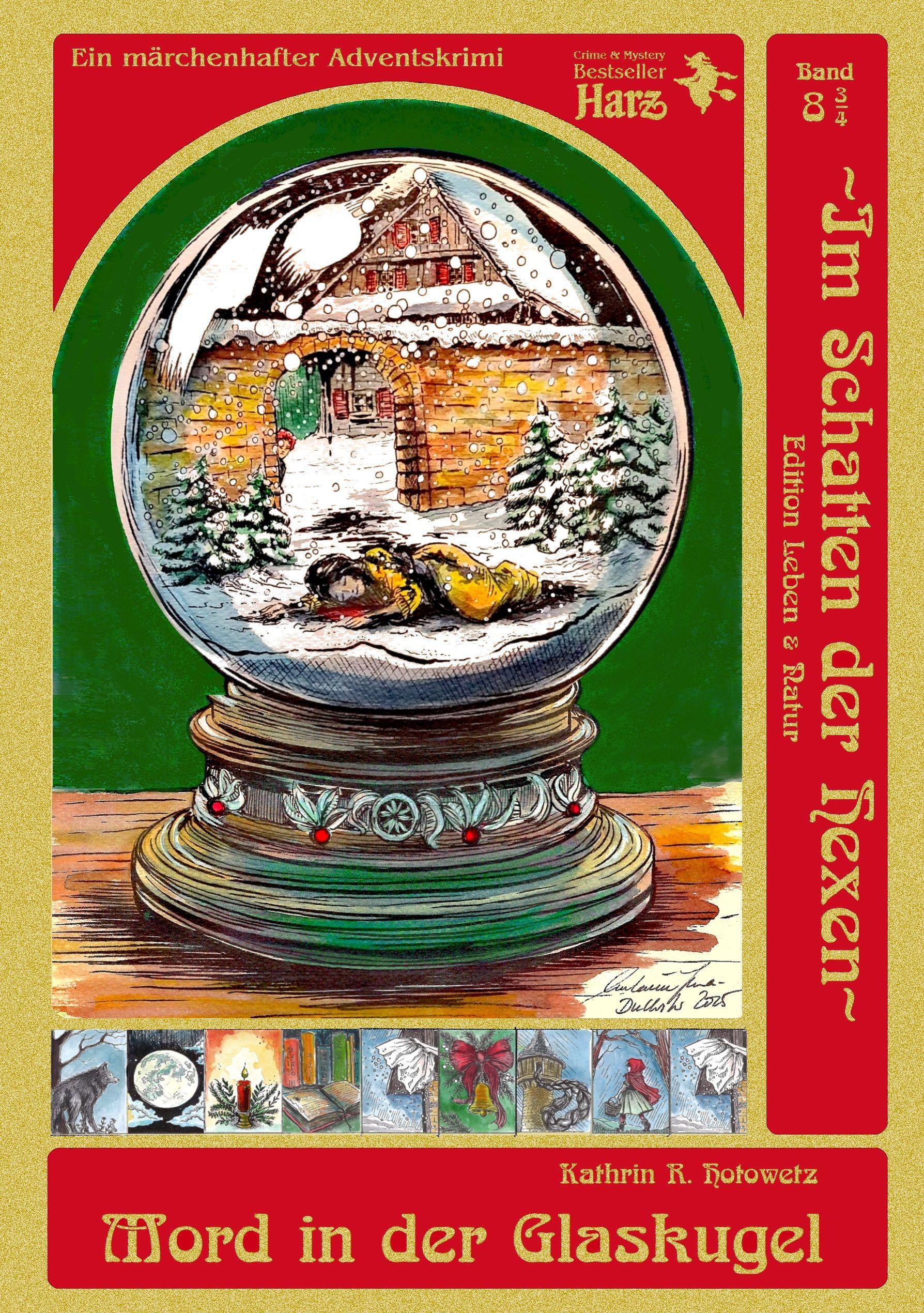 Vorderes Coverbild Im Schatten der Hexen - Band 8 3/4 - Mord in der Glaskugel