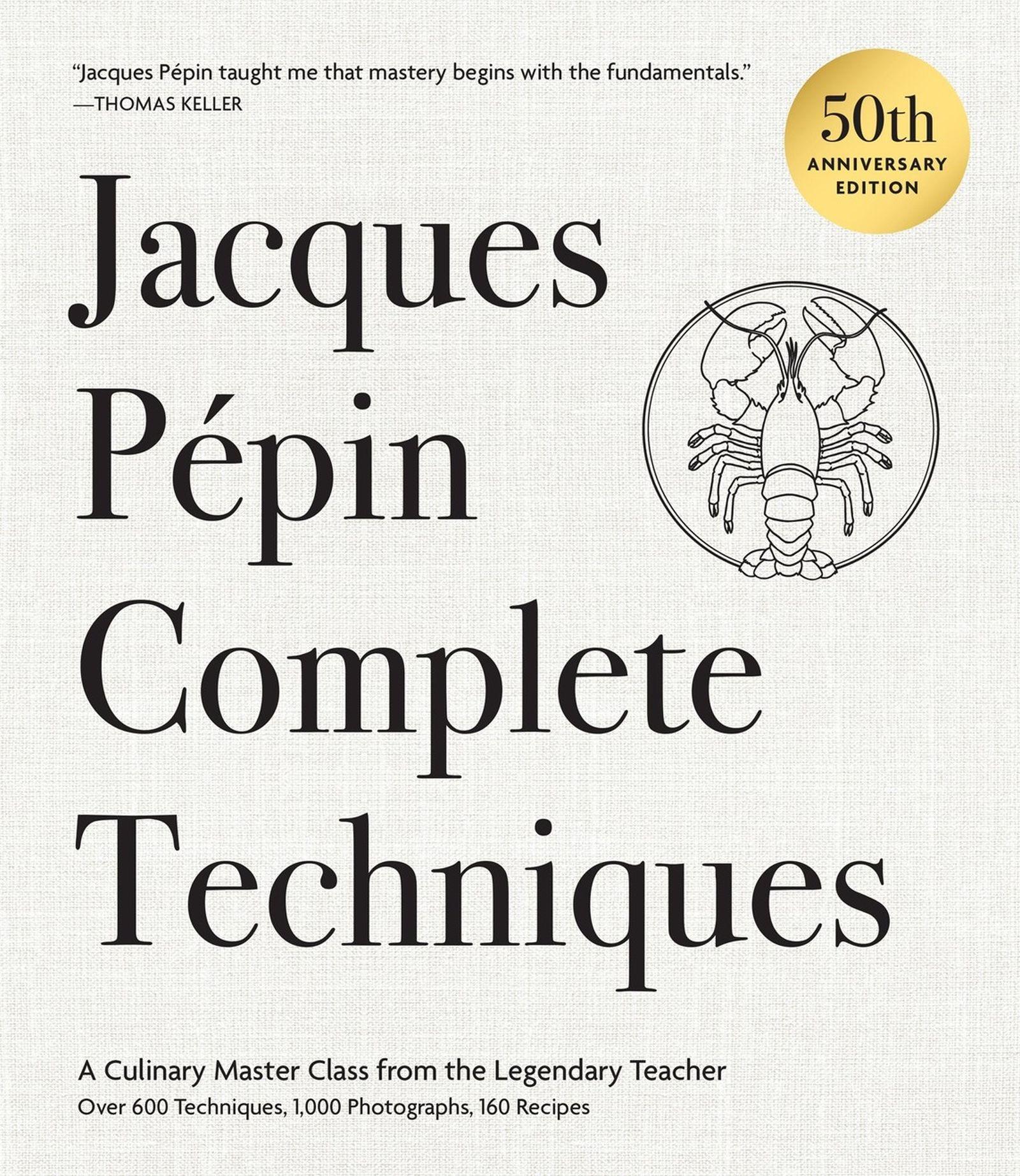 Vorderes Coverbild Jacques Pépin Complete Techniques 50th Anniversary Edition