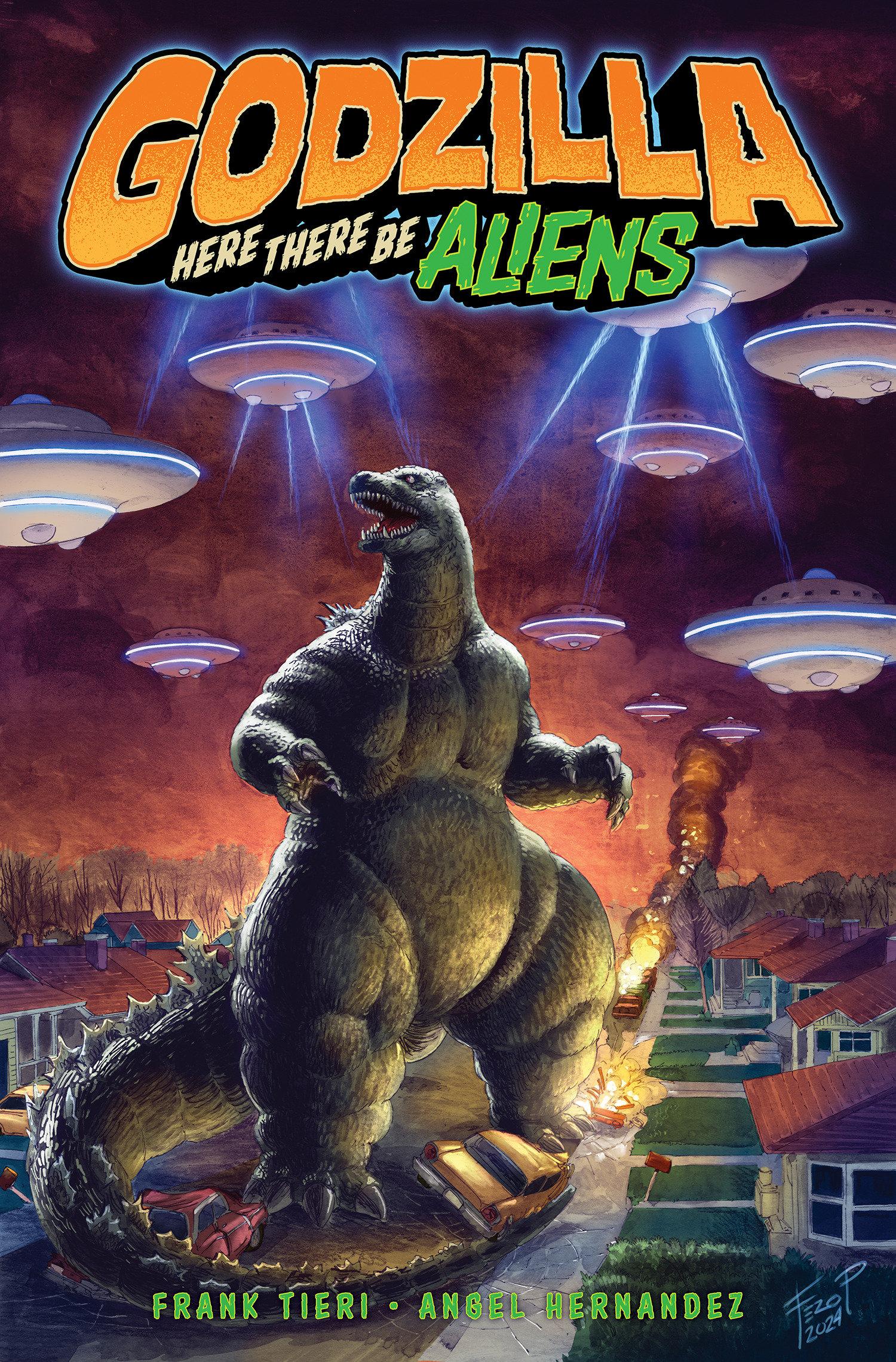 Vorderes Coverbild Godzilla: Here There Be Aliens