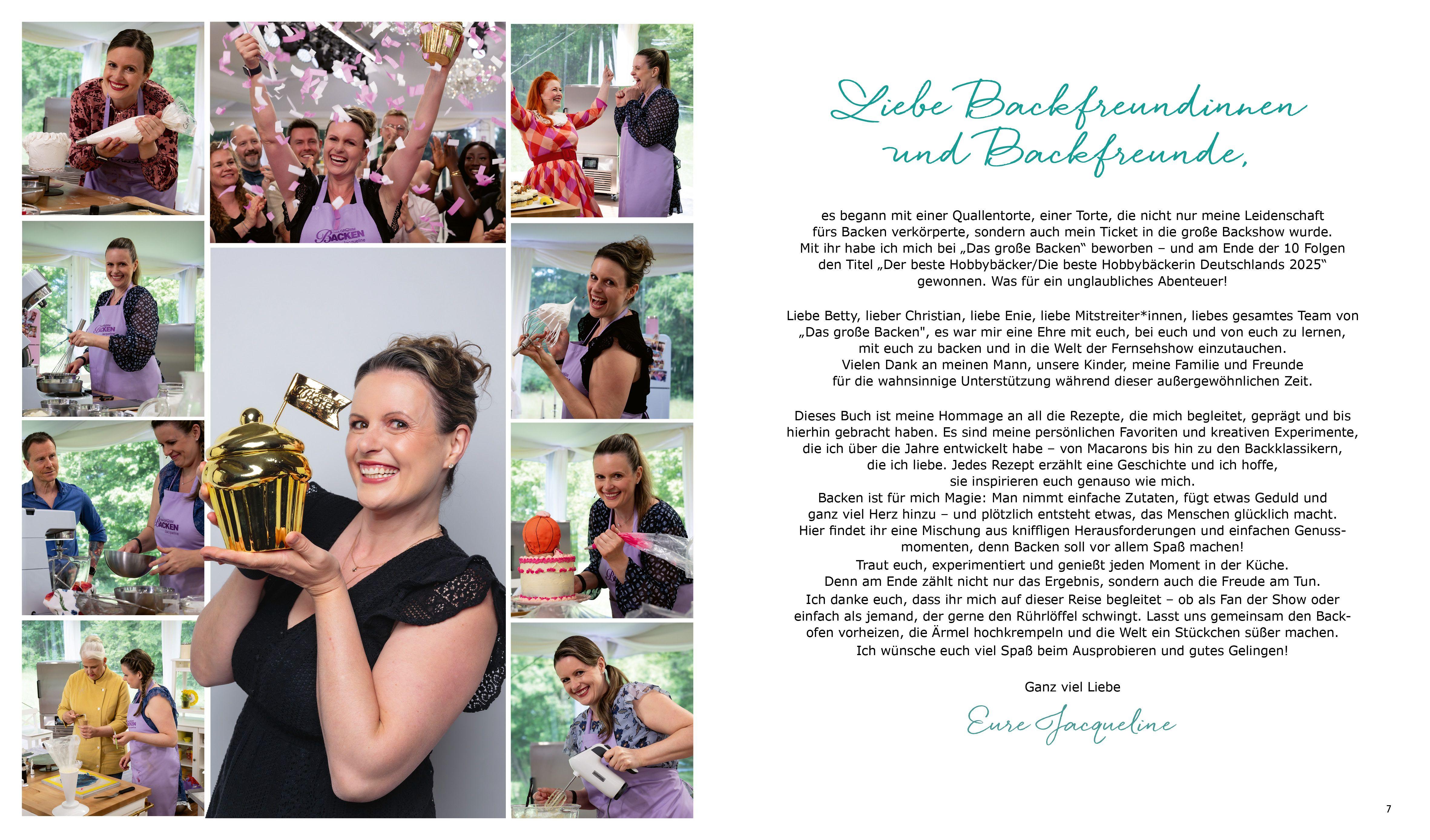 Beispielinhalt (Bild) Das große Backen - Das Siegerbuch 2025/2026