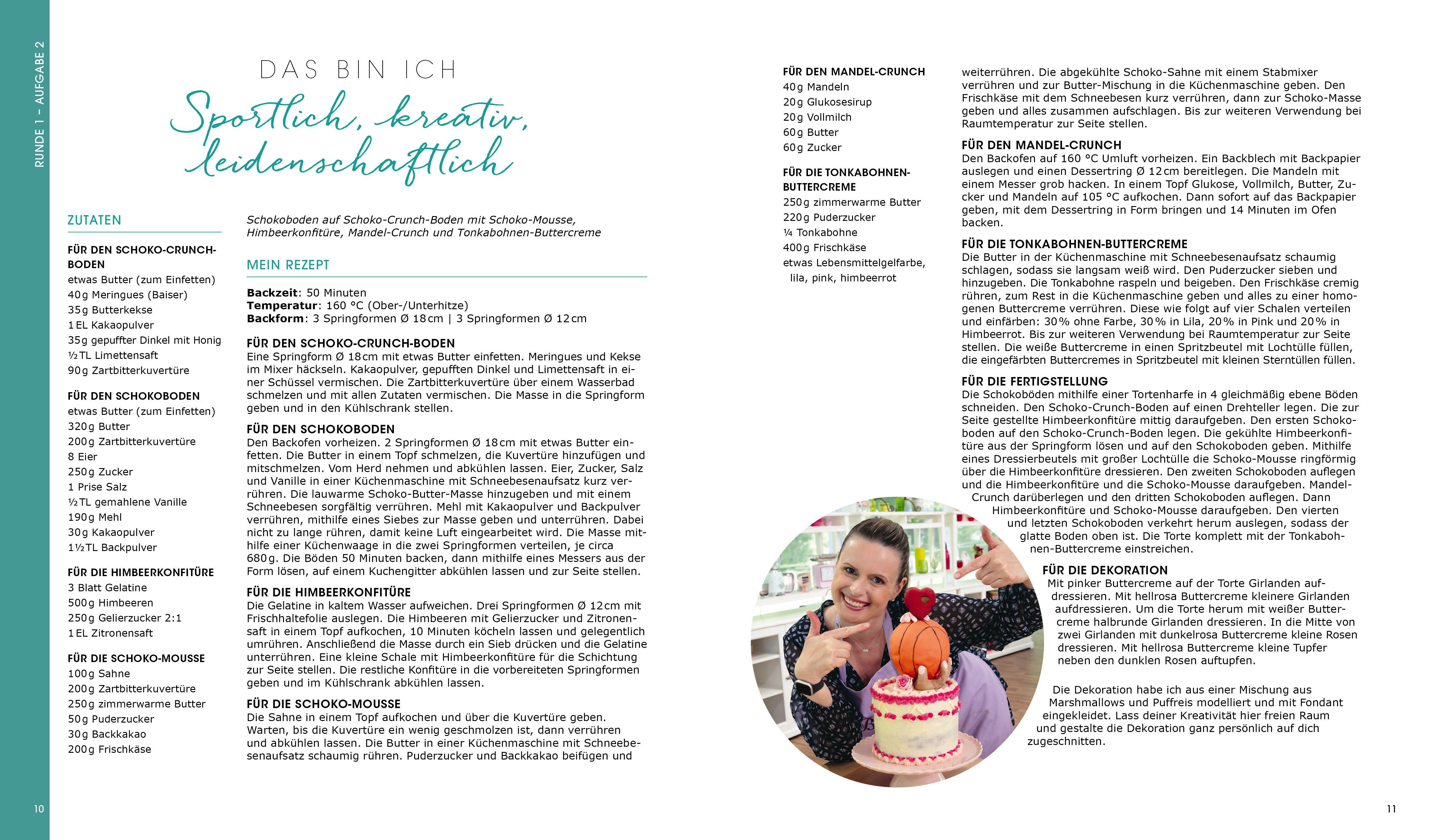 Beispielinhalt (Bild) Das große Backen - Das Siegerbuch 2025/2026