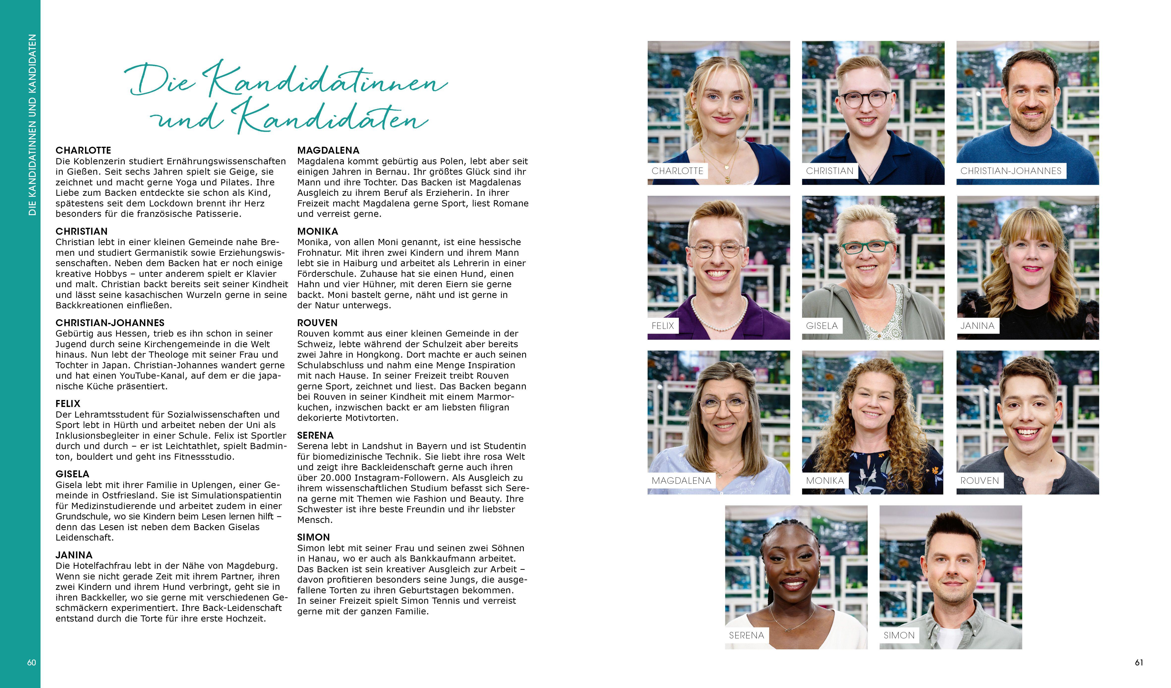 Beispielinhalt (Bild) Das große Backen - Das Siegerbuch 2025/2026