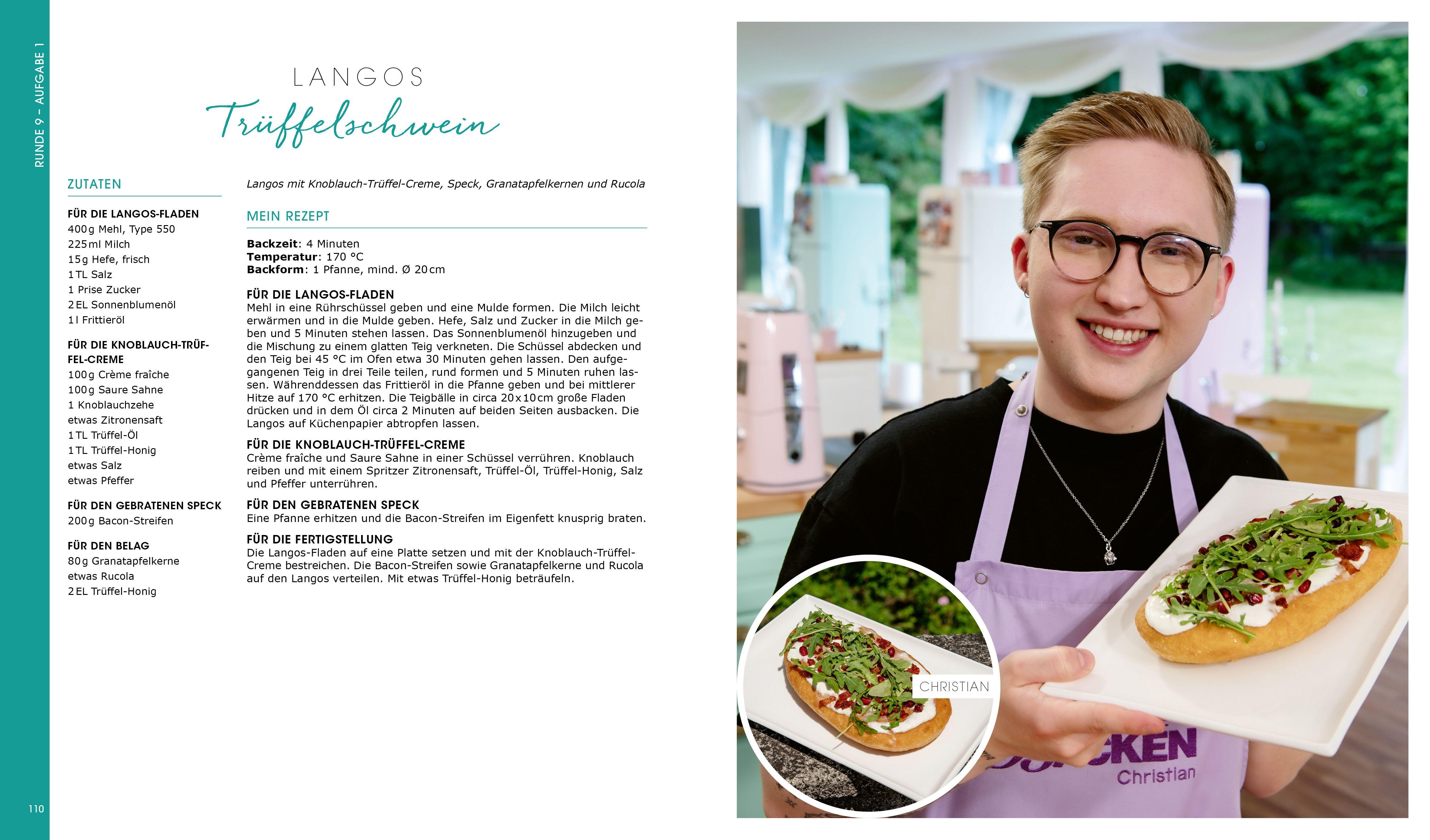 Beispielinhalt (Bild) Das große Backen - Das Siegerbuch 2025/2026