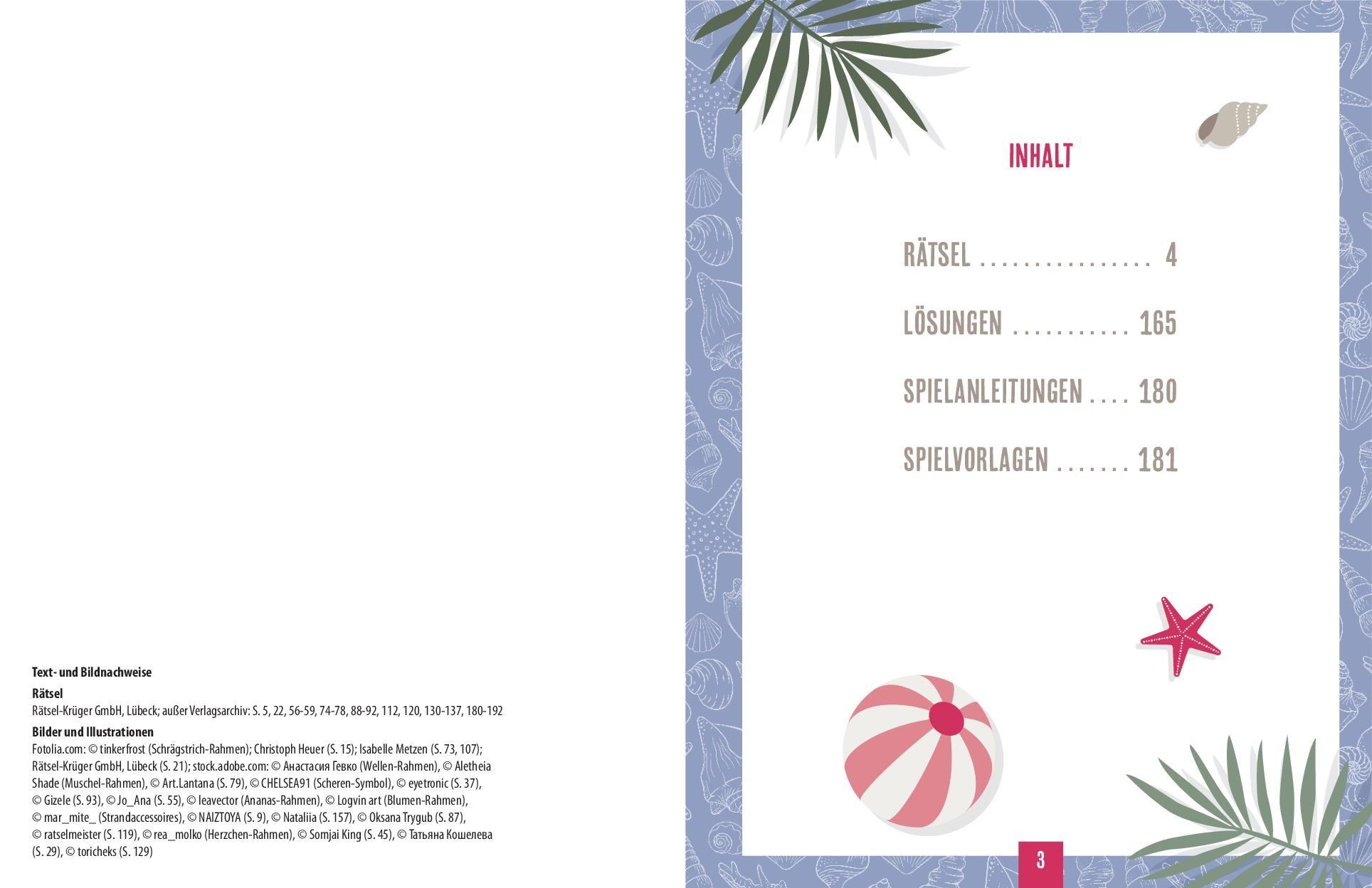 Beispielinhalt (Bild) Gute-Laune-Sommerrätsel