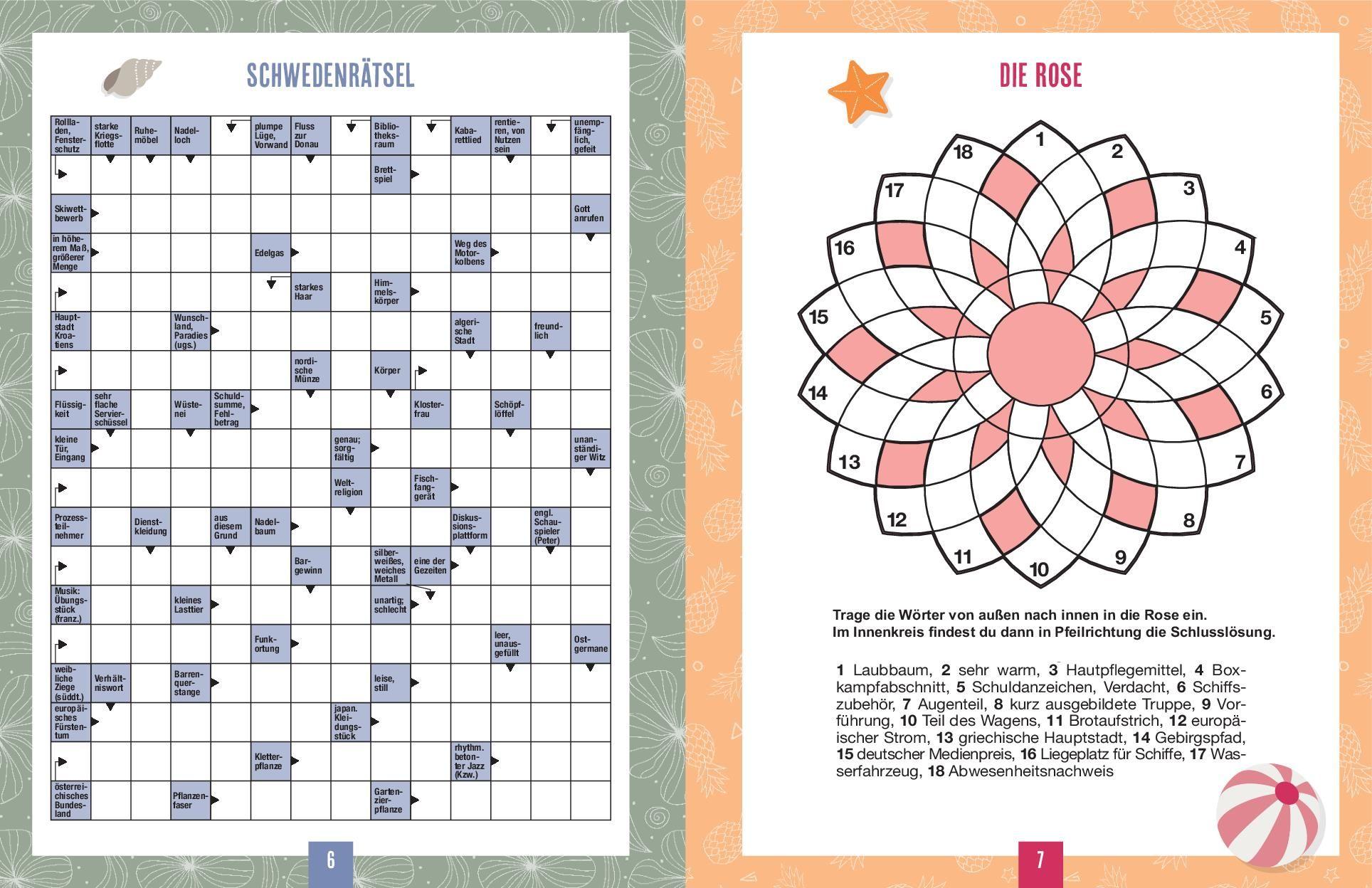 Beispielinhalt (Bild) Gute-Laune-Sommerrätsel