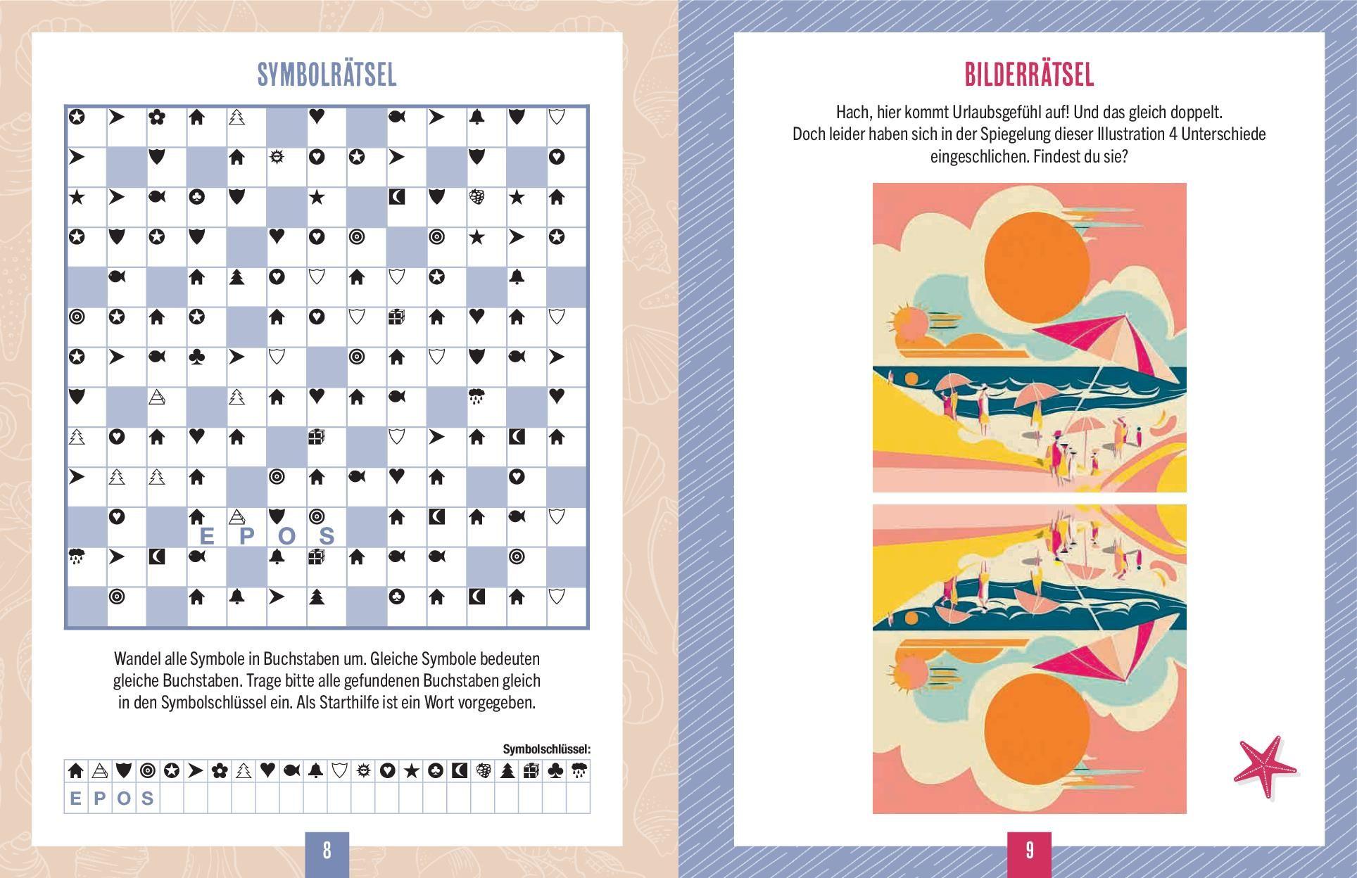 Beispielinhalt (Bild) Gute-Laune-Sommerrätsel