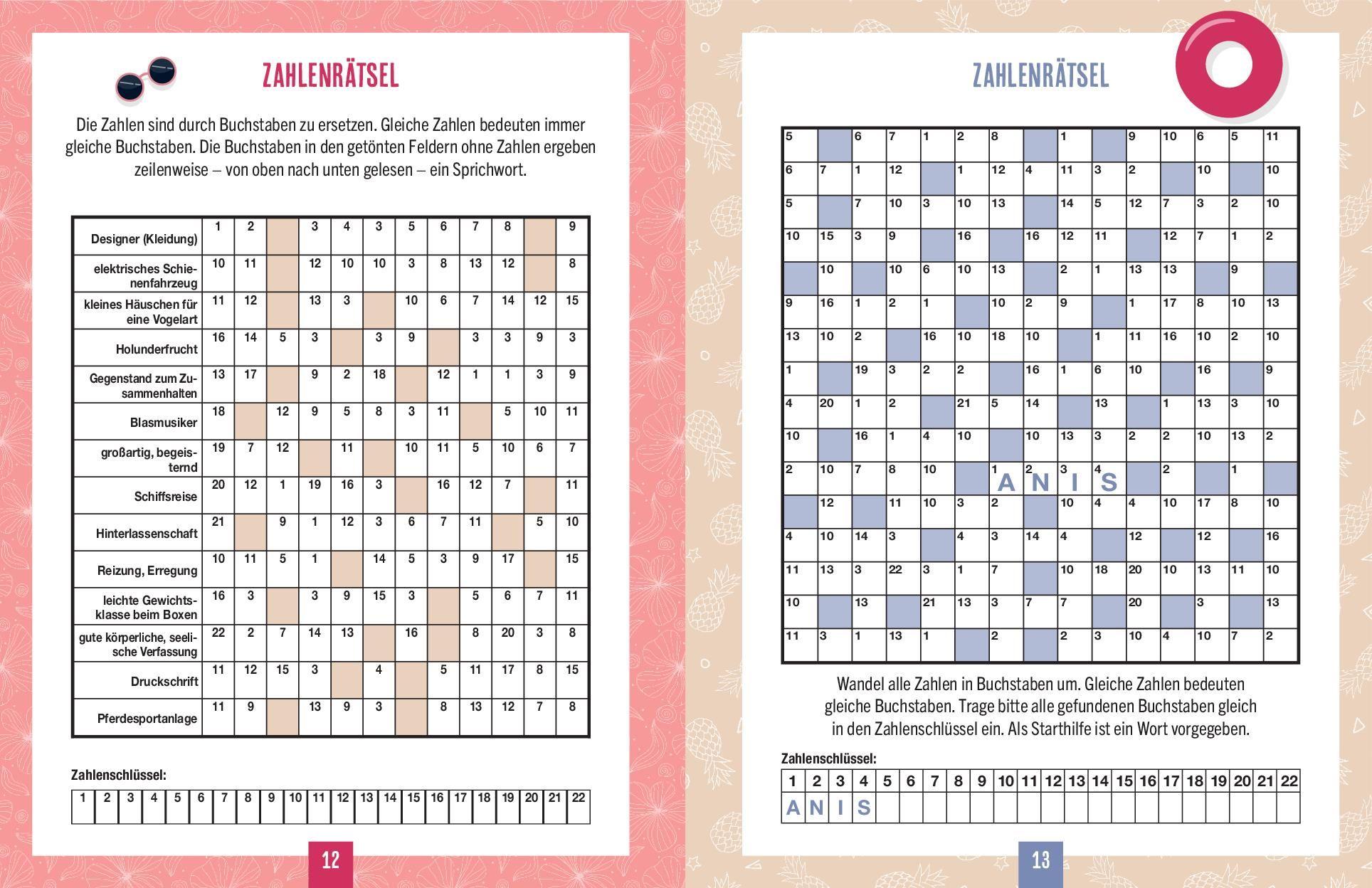 Beispielinhalt (Bild) Gute-Laune-Sommerrätsel