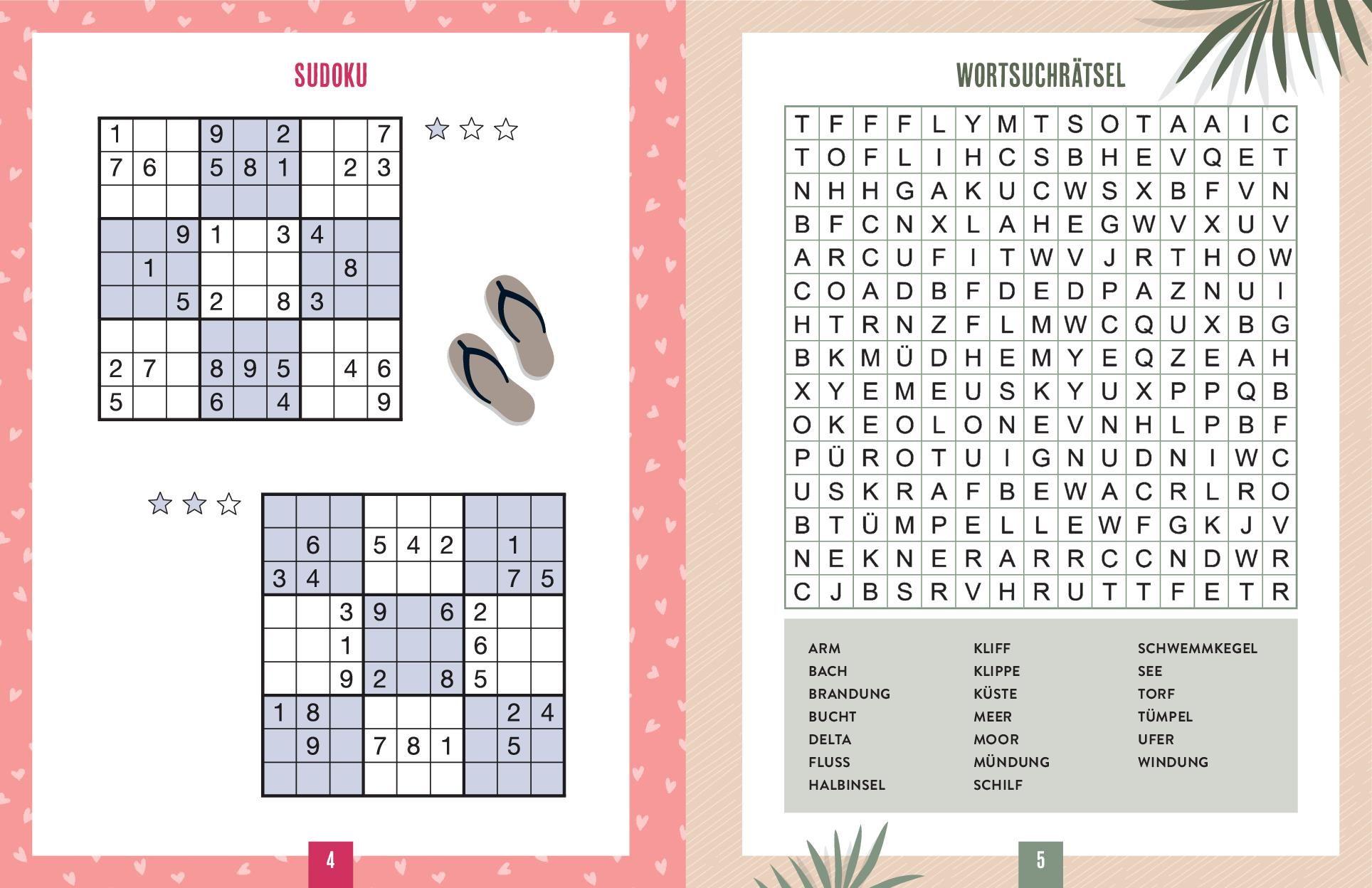 Beispielinhalt (Bild) Gute-Laune-Sommerrätsel