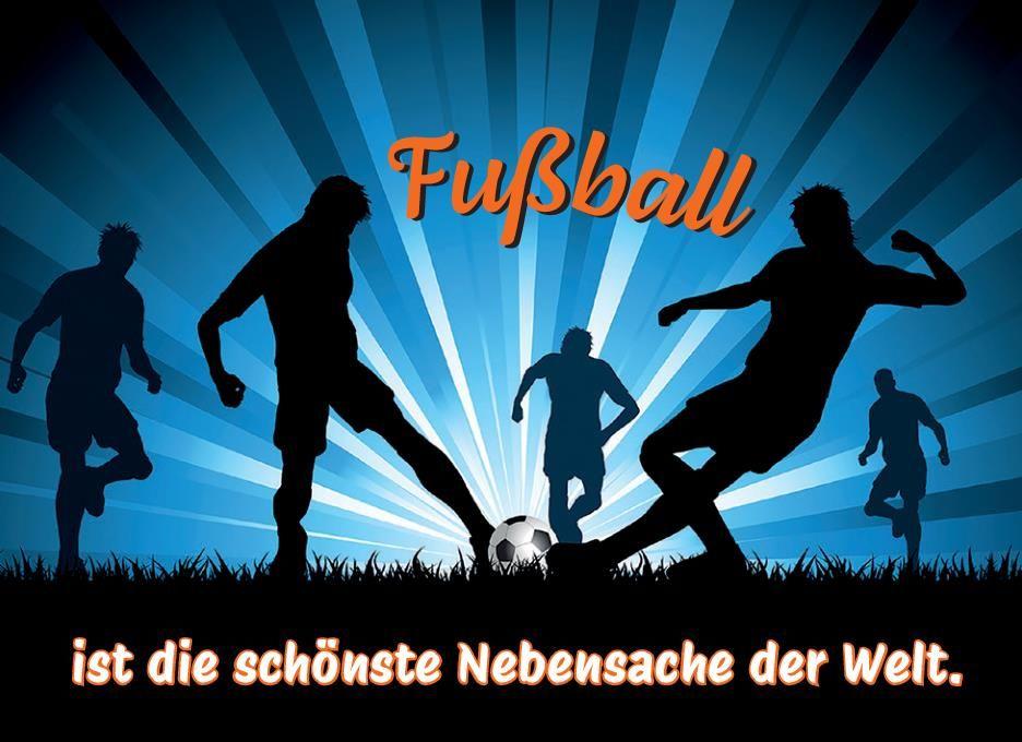 Beispielinhalt (Bild) Ein Tag ohne Fußball ist ein verlorener Tag!