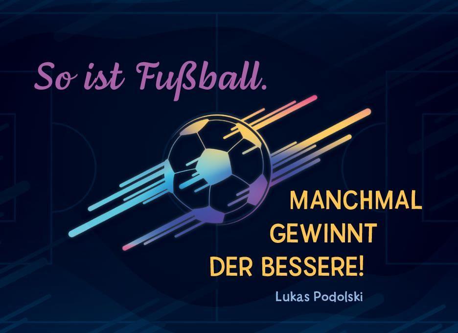 Beispielinhalt (Bild) Ein Tag ohne Fußball ist ein verlorener Tag!
