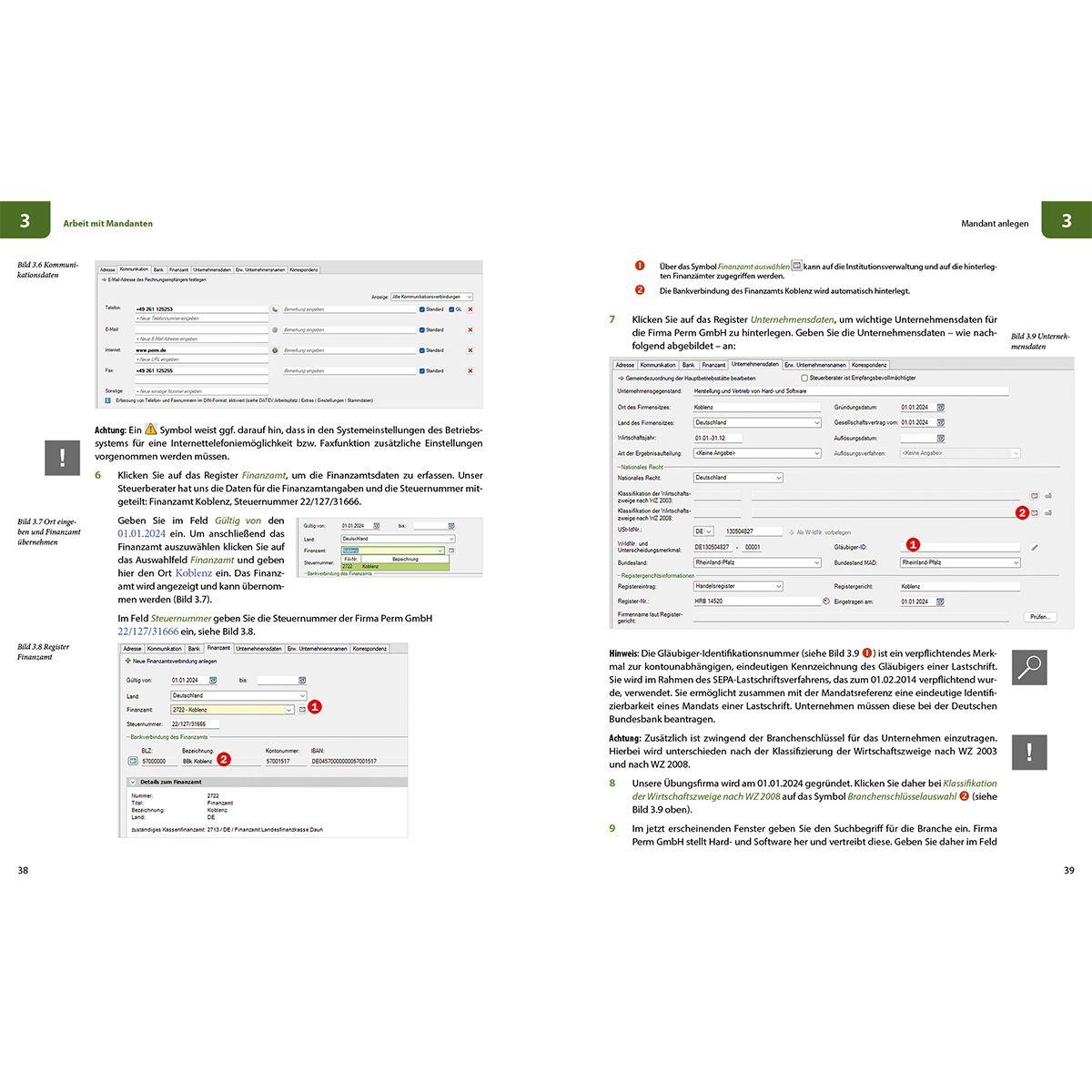 Beispielinhalt (Bild) Praxisnahe Finanzbuchhaltung für SKR03 mit DATEV Kanzlei-Rechnungswesen