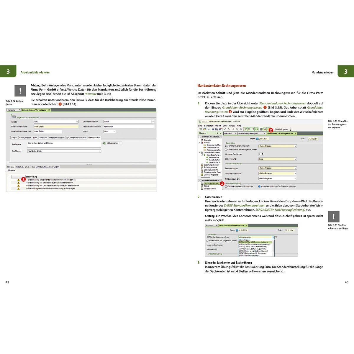 Beispielinhalt (Bild) Praxisnahe Finanzbuchhaltung für SKR03 mit DATEV Kanzlei-Rechnungswesen