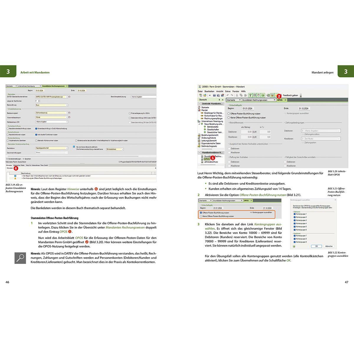Beispielinhalt (Bild) Praxisnahe Finanzbuchhaltung für SKR03 mit DATEV Kanzlei-Rechnungswesen