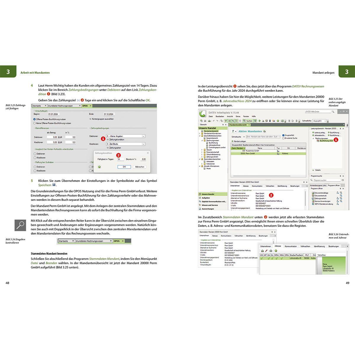 Beispielinhalt (Bild) Praxisnahe Finanzbuchhaltung für SKR03 mit DATEV Kanzlei-Rechnungswesen