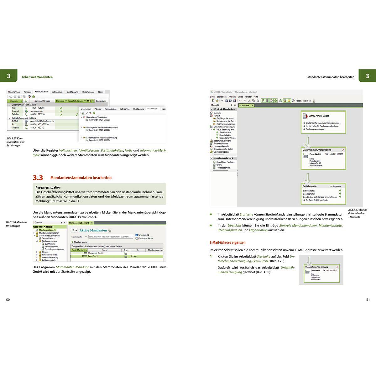 Beispielinhalt (Bild) Praxisnahe Finanzbuchhaltung für SKR03 mit DATEV Kanzlei-Rechnungswesen