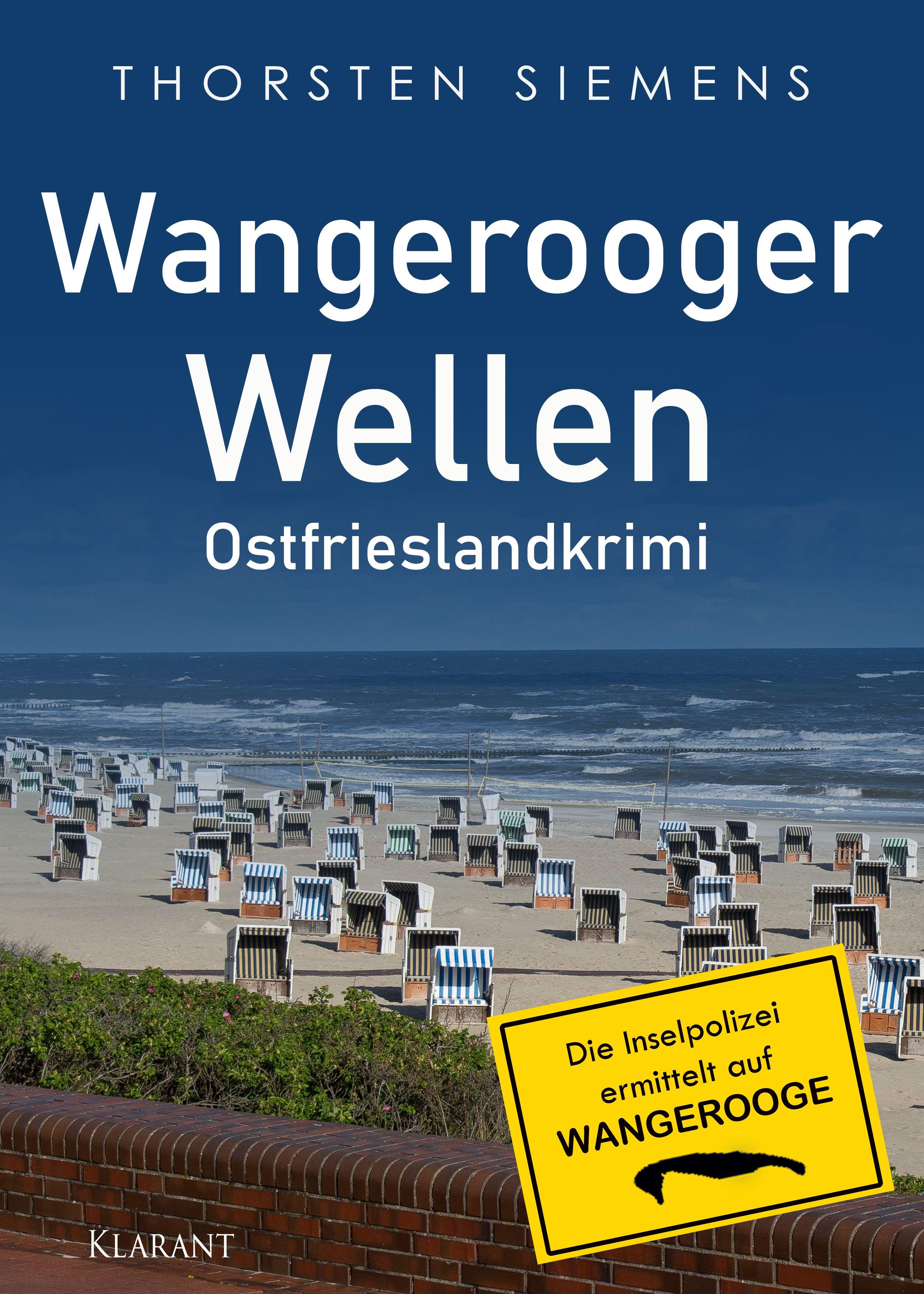 Vorderes Coverbild Wangerooger Wellen. Ostfrieslandkrimi