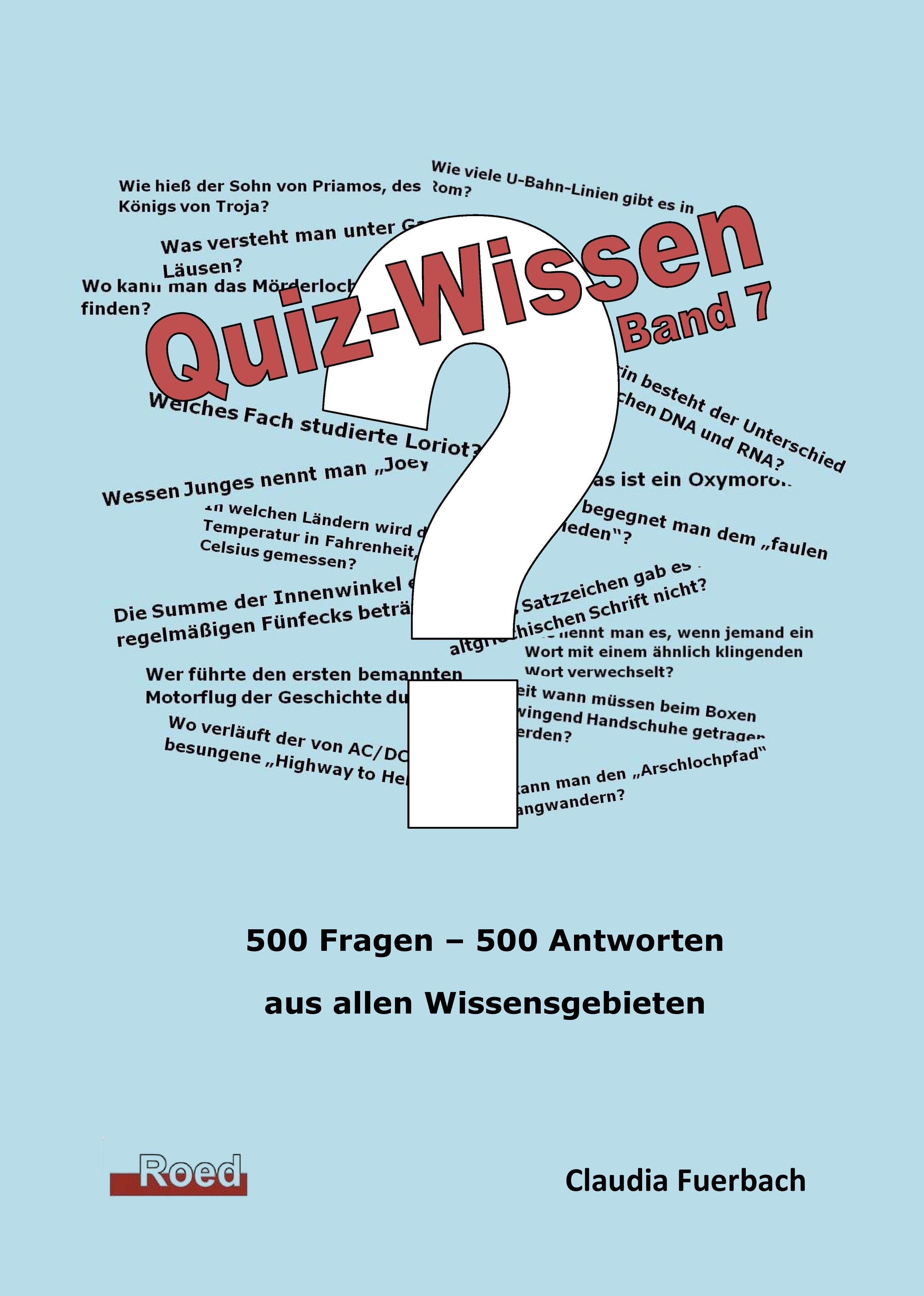 Vorderes Coverbild Quiz-Wissen - Band 7