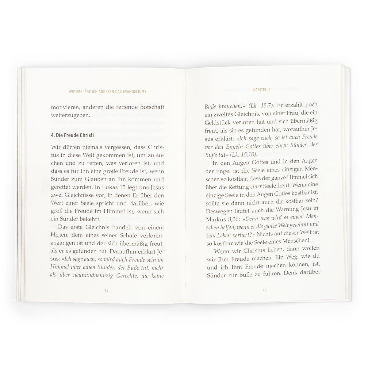 Beispielinhalt (Bild) Wie erkläre ich anderen das Evangelium?