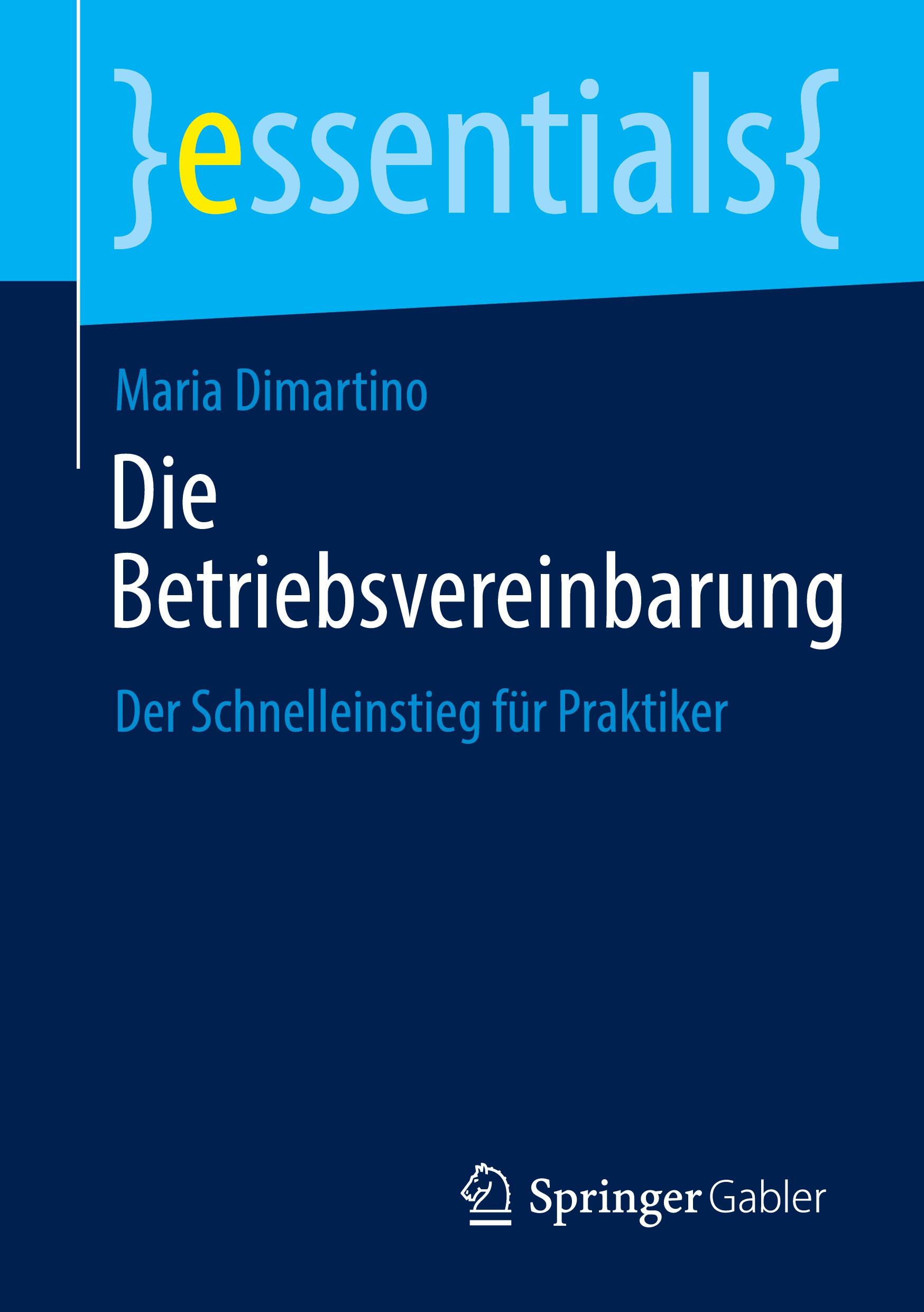 Vorderes Coverbild Die Betriebsvereinbarung