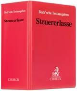 Vorderes Coverbild Steuererlasse (ohne Fortsetzungsnotierung). Inkl. 81. Ergänzungslieferung