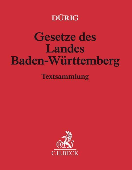 Vorderes Coverbild Gesetze des Landes Baden-Württemberg (mit Fortsetzungsnotierung). Inkl. 157. Ergänzungslieferung