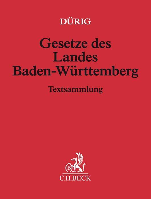 Vorderes Coverbild Gesetze des Landes Baden-Württemberg (ohne Fortsetzungsnotierung). Inkl. 157. Ergänzungslieferung