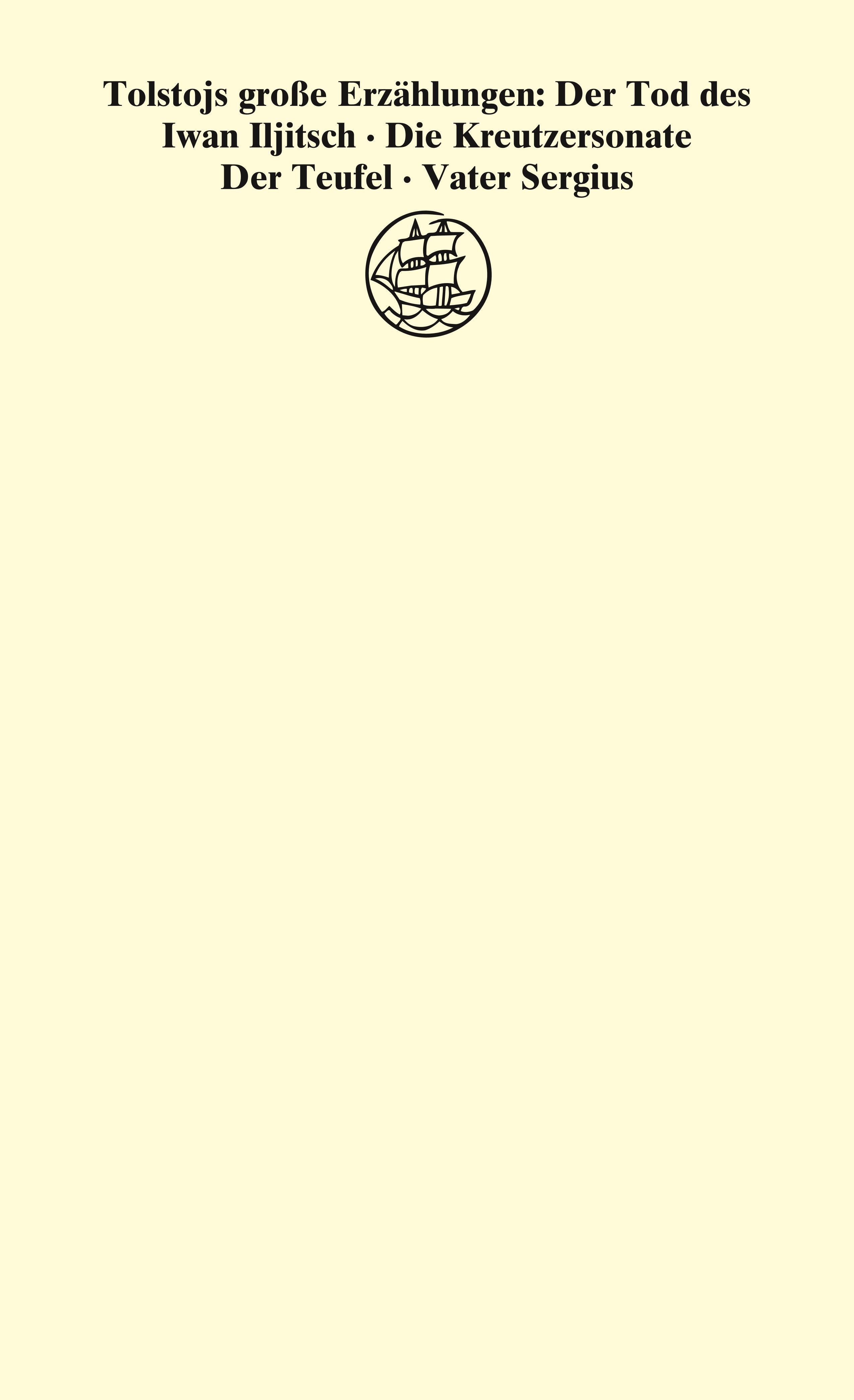 Rückseitencover Die großen Erzählungen