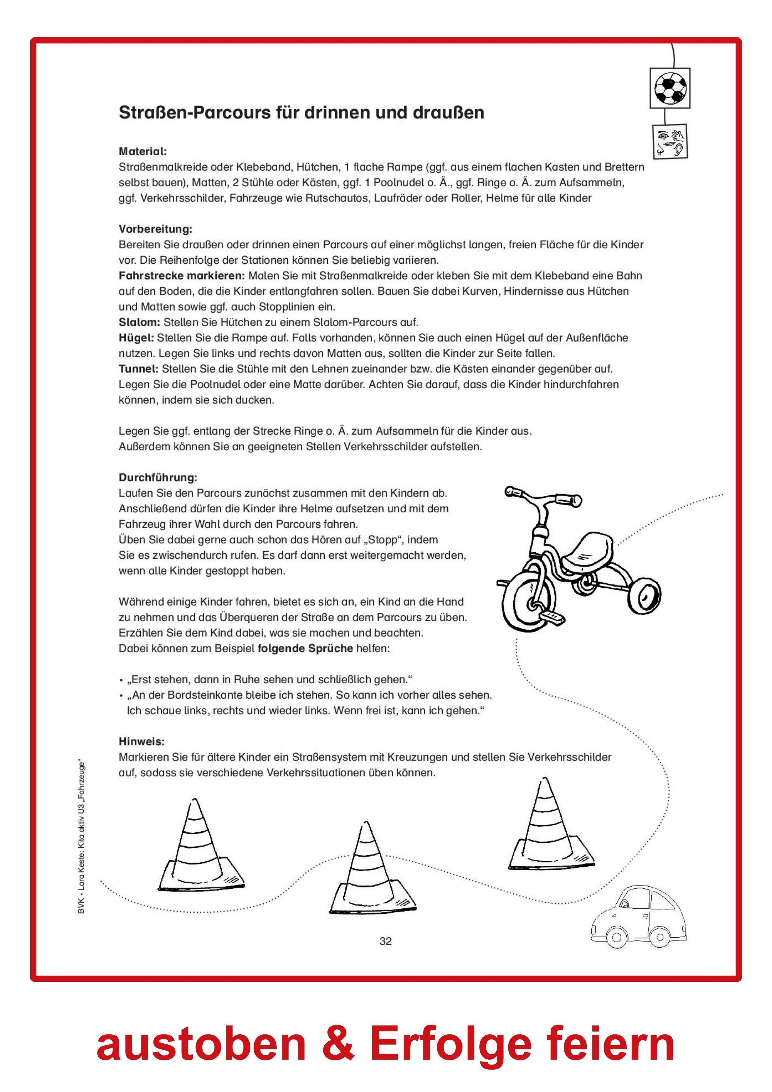 Beispielinhalt (Bild) Kita aktiv U3 Fahrzeuge
