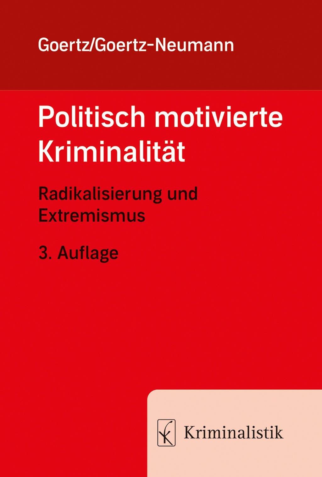 Vorderes Coverbild Politisch motivierte Kriminalität