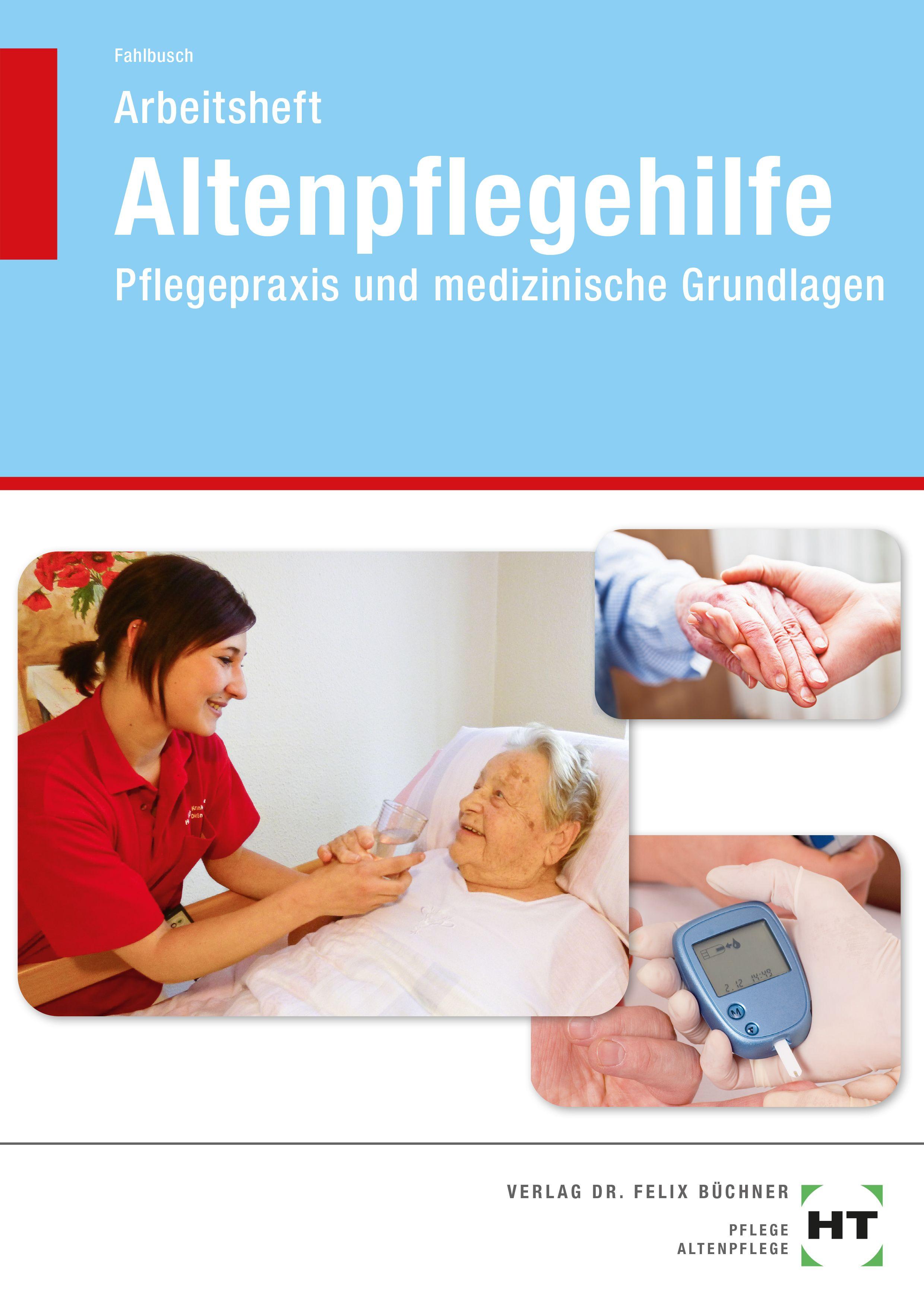 Vorderes Coverbild Arbeitsheft Altenpflegehilfe