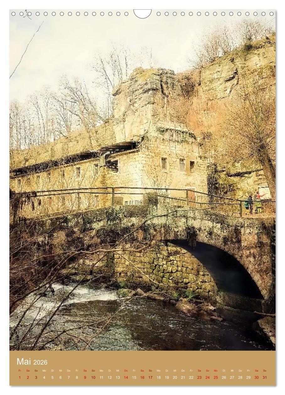 Beispielinhalt (Bild) echt. schön. hier. (Wandkalender 2026 DIN A3 hoch), CALVENDO Monatskalender