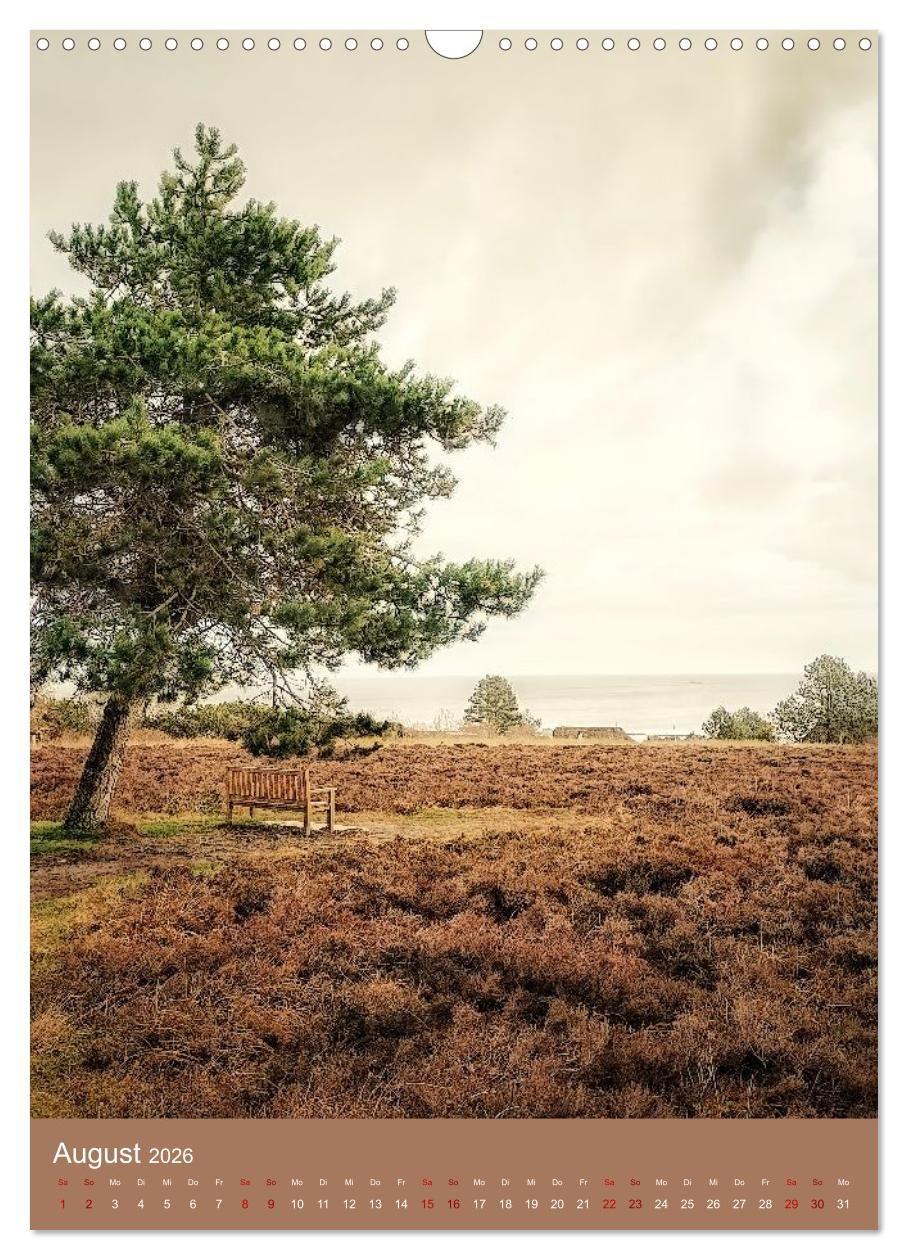 Beispielinhalt (Bild) echt. schön. hier. (Wandkalender 2026 DIN A3 hoch), CALVENDO Monatskalender