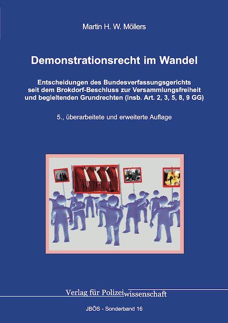 Vorderes Coverbild Demonstrationsrecht im Wandel