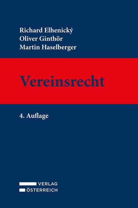 Vorderes Coverbild Vereinsrecht