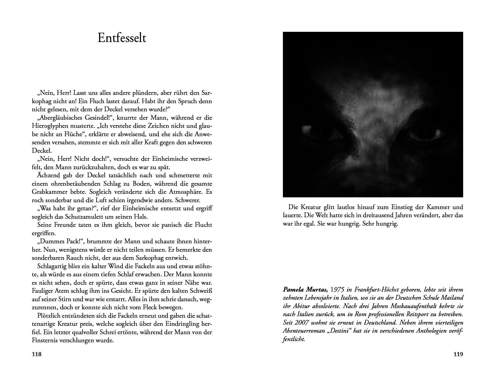 Beispielinhalt (Bild) Einmal blinzeln - Geschichte vorbei - Flash-Fiction