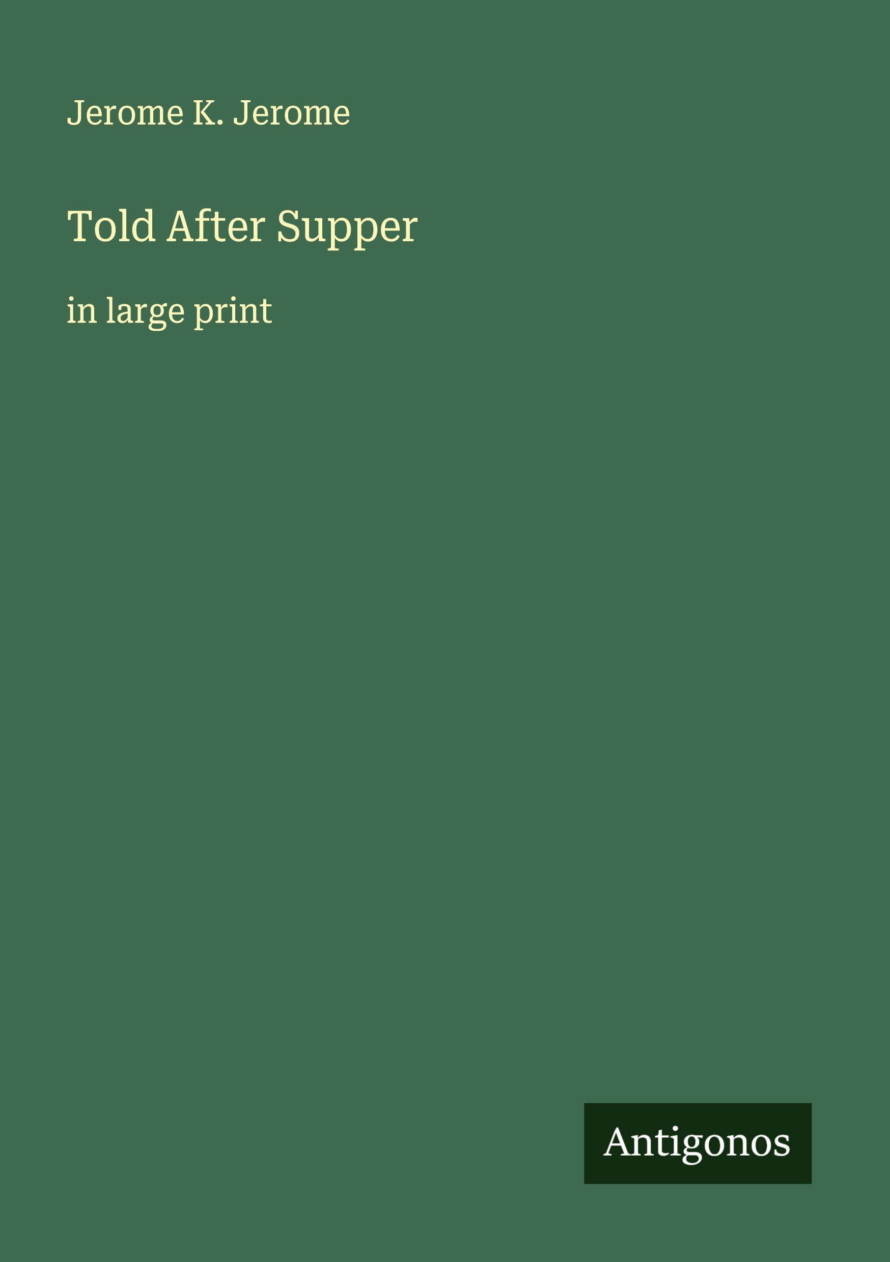 Vorderes Coverbild Told After Supper