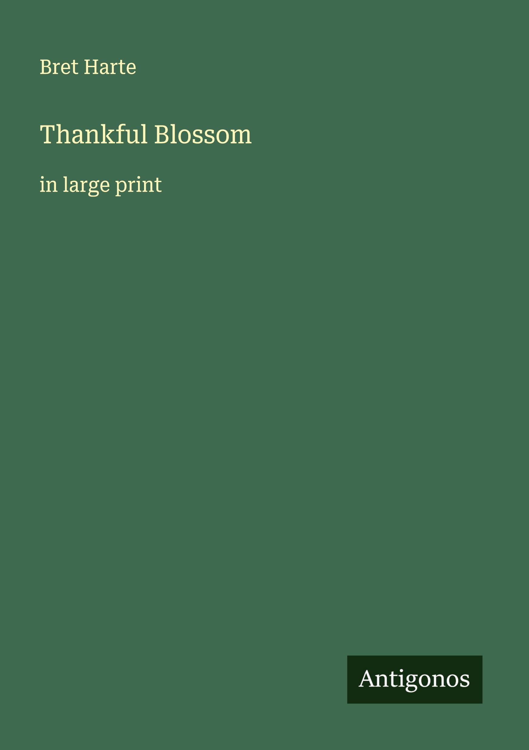 Vorderes Coverbild Thankful Blossom