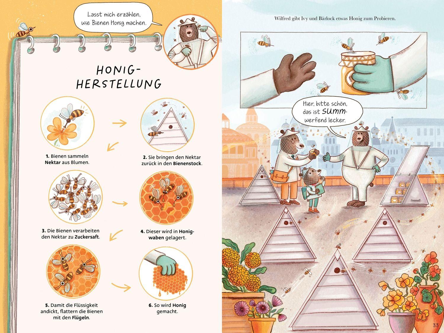 Beispielinhalt (Bild) Ivy und Bärlock Holmes. Fall 1: Die rätselhafte Blume