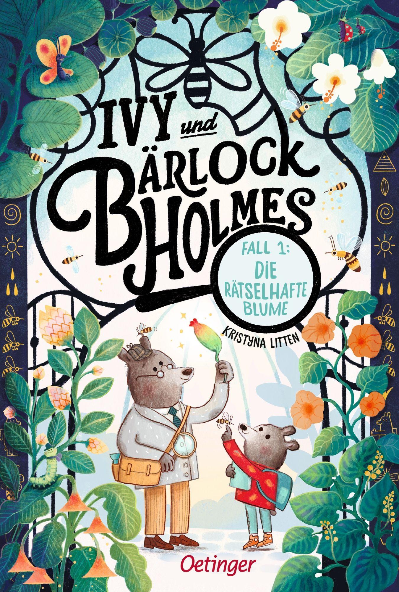 Vorderes Coverbild Ivy und Bärlock Holmes. Fall 1: Die rätselhafte Blume