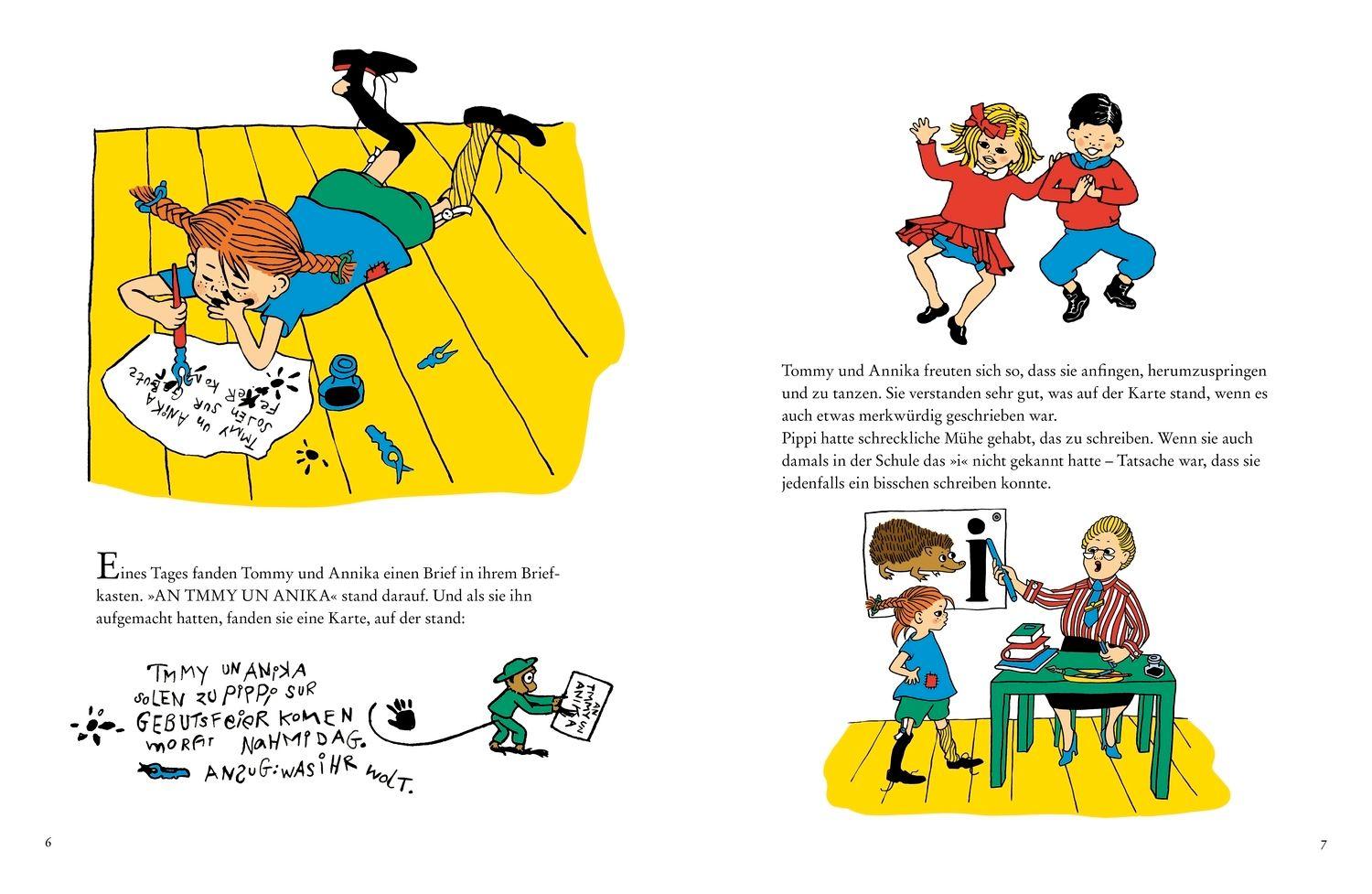 Beispielinhalt (Bild) Pippi Langstrumpf feiert Geburtstag